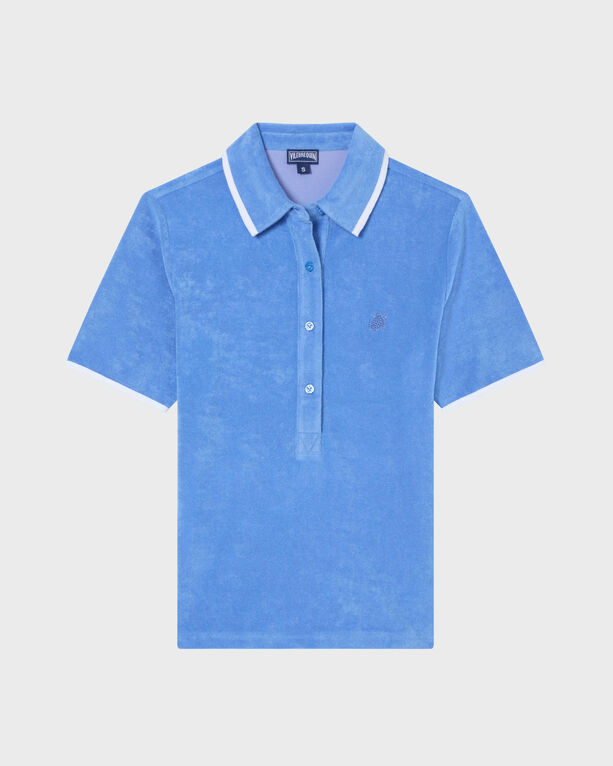 Vilebrequin - Women Terry Polo Solid - Polo - Lizea - Blue - Size XS