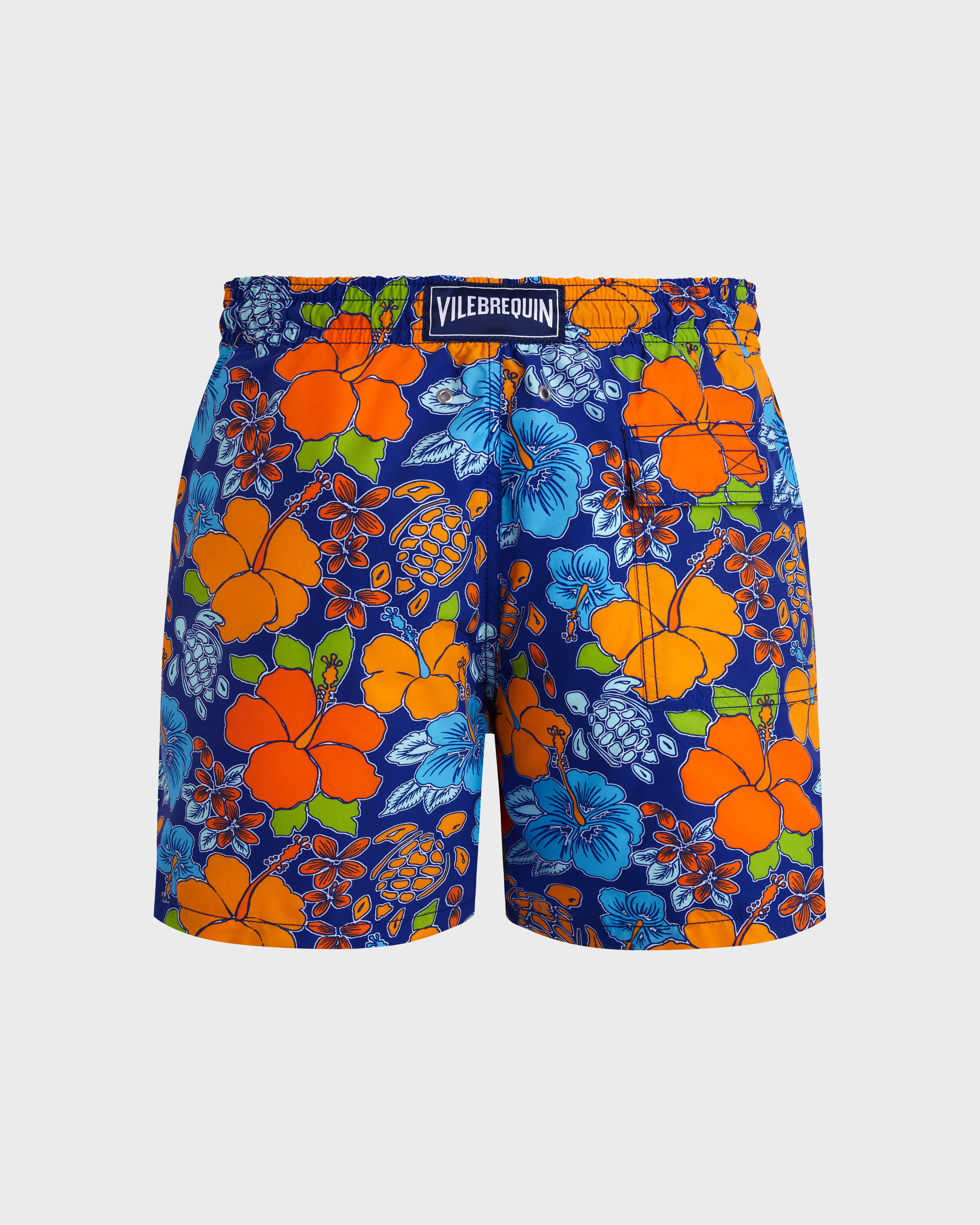Men Swim shorts Tropical Turtle MARRAKECH back view