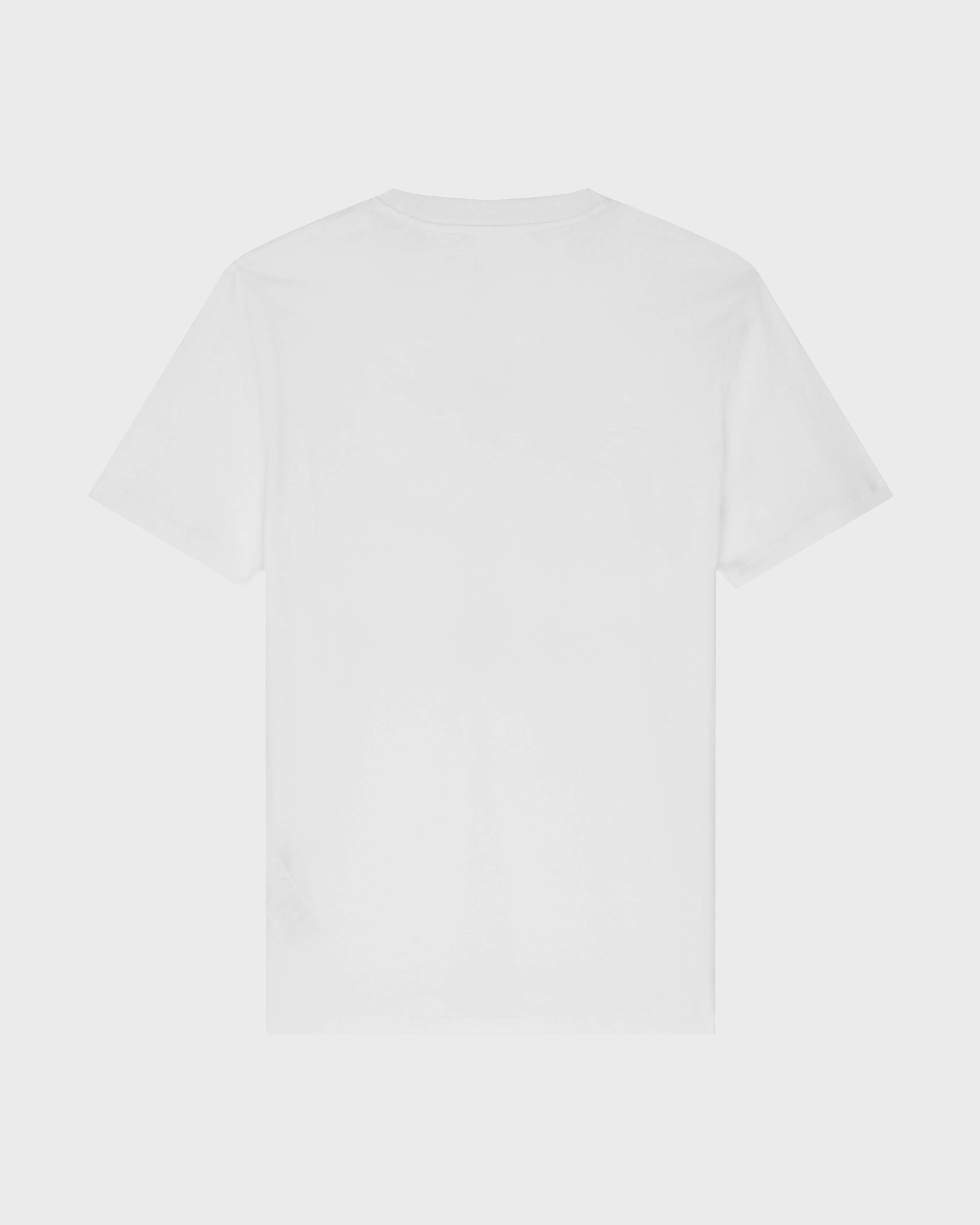 T-shirt en coton organique Vilebrequin La Plage BLANC back view