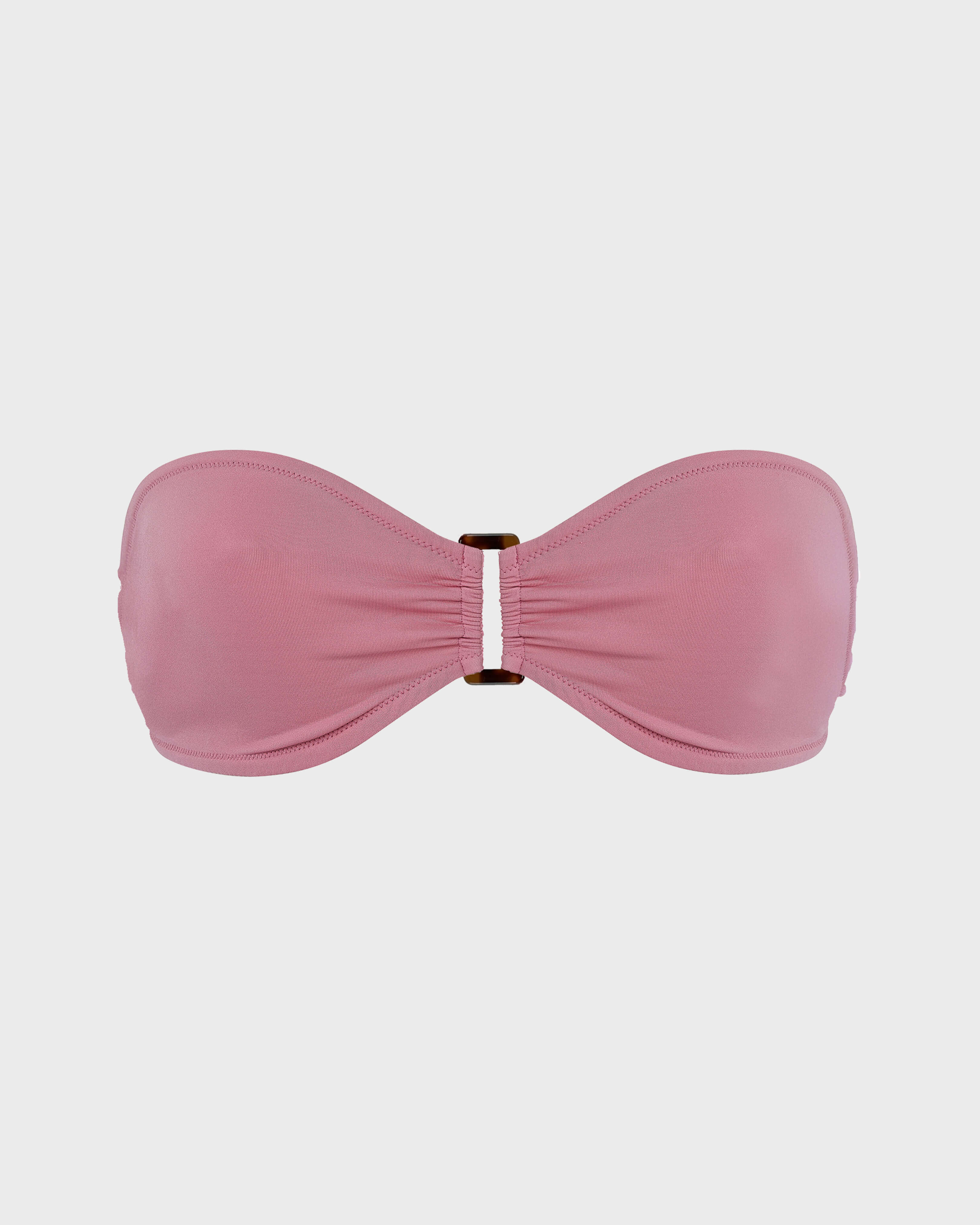 Women Bandeau Bikini Top Solid BOUDOIR front view