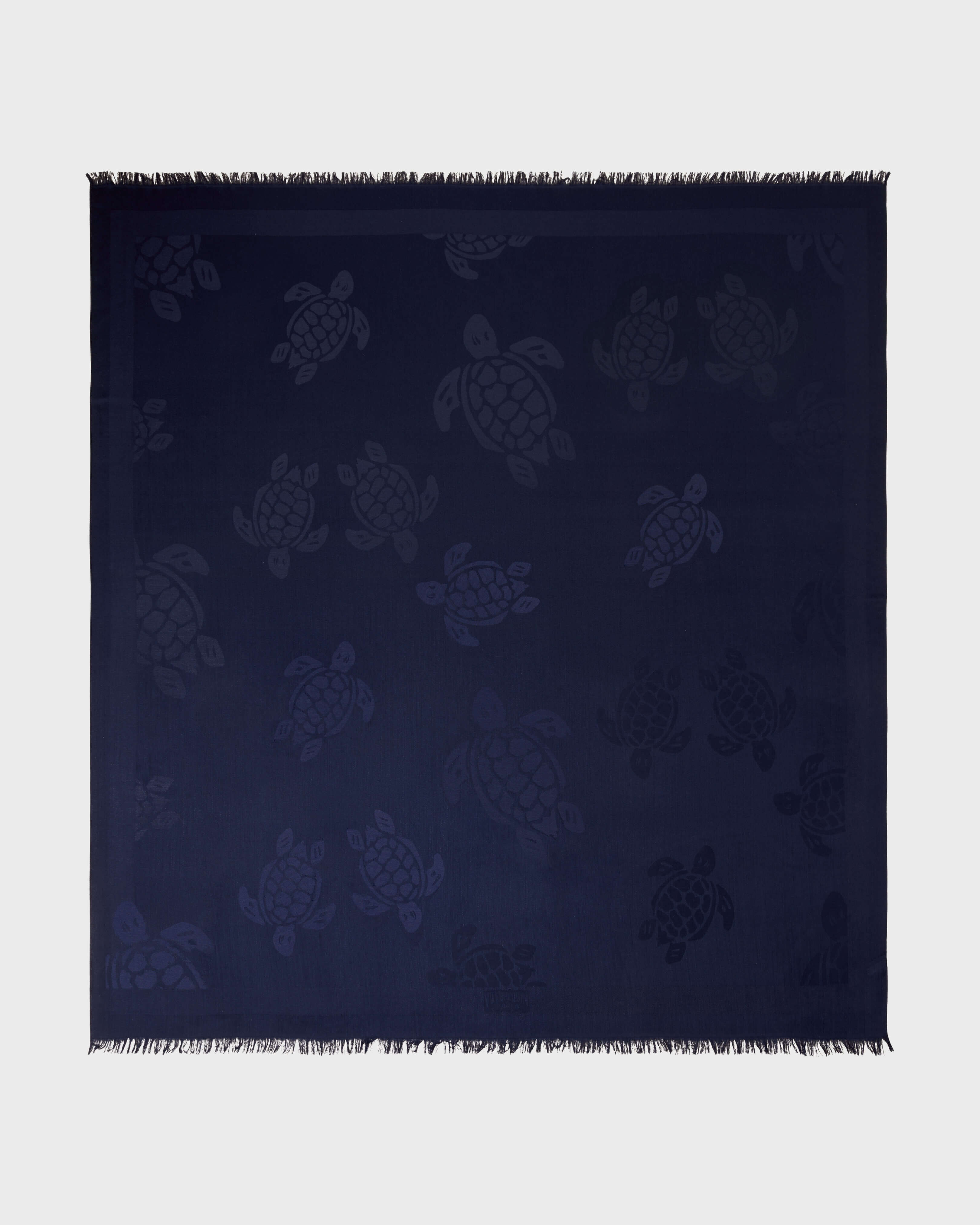 Ronde des Tortues Scarf NAVY front view