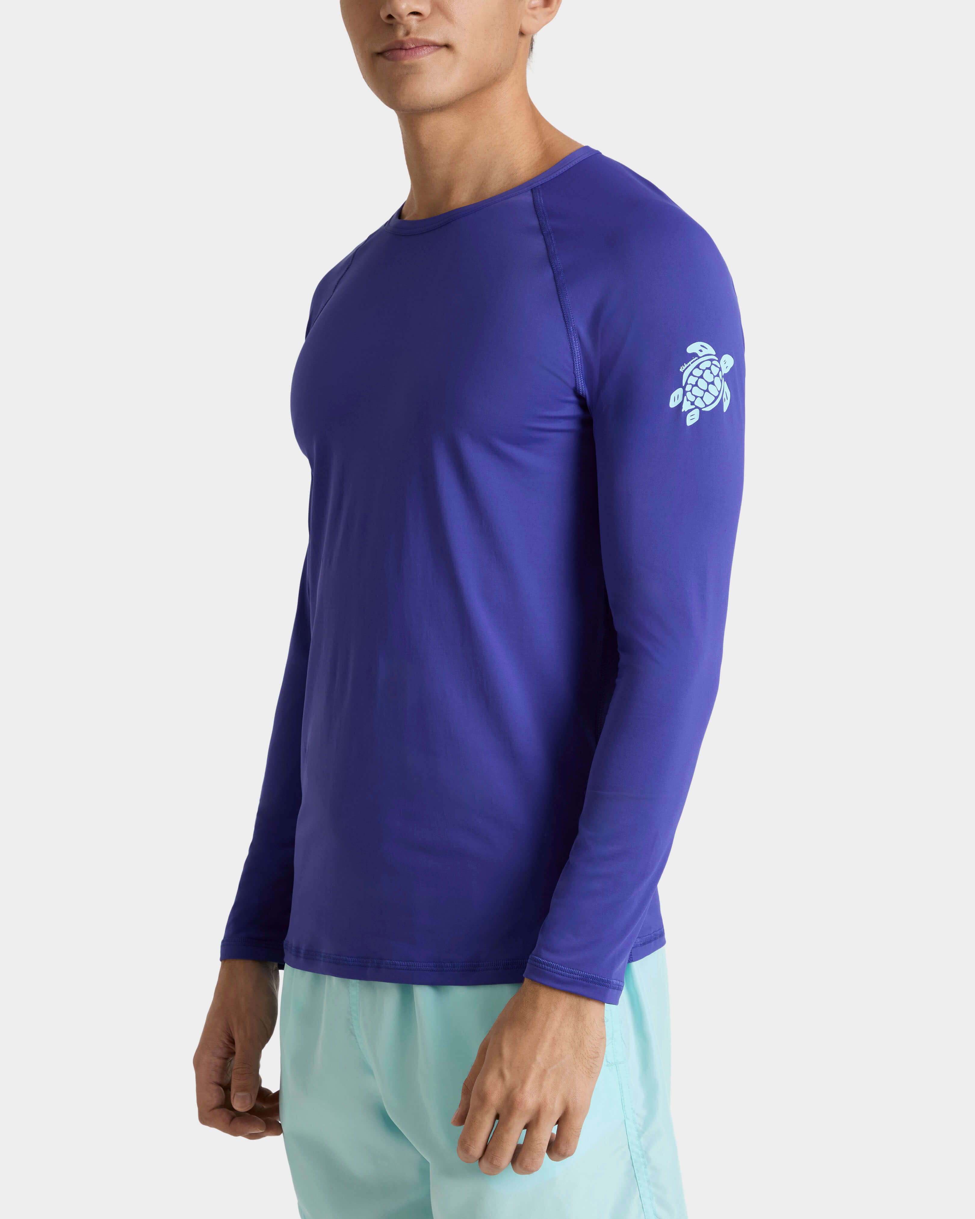 Rash guard uomo a maniche lunghe con protezione UV Turtle VERSAILLES frontworn view