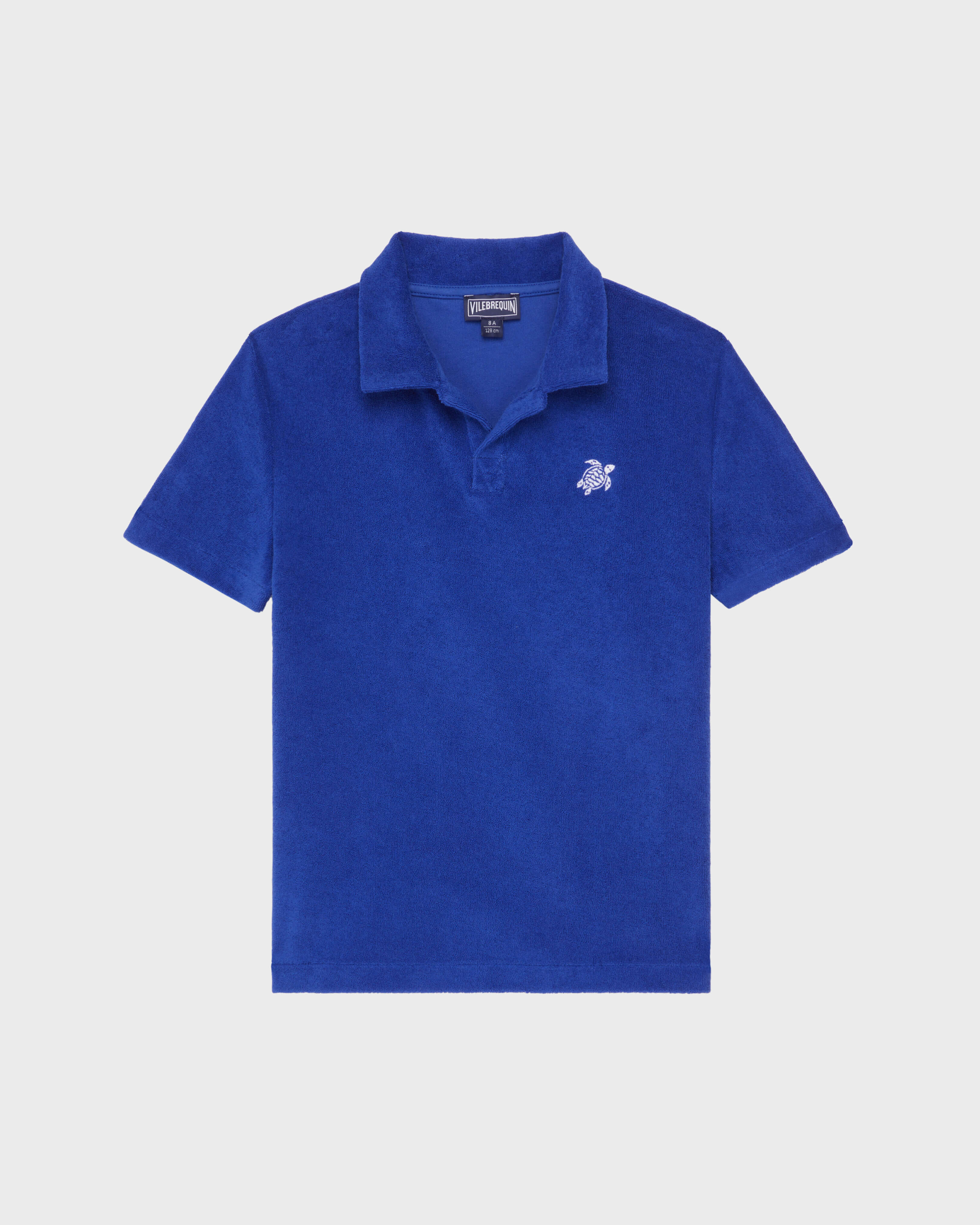 Boys Terry Polo Embroidered Turtle MARRAKECH front view