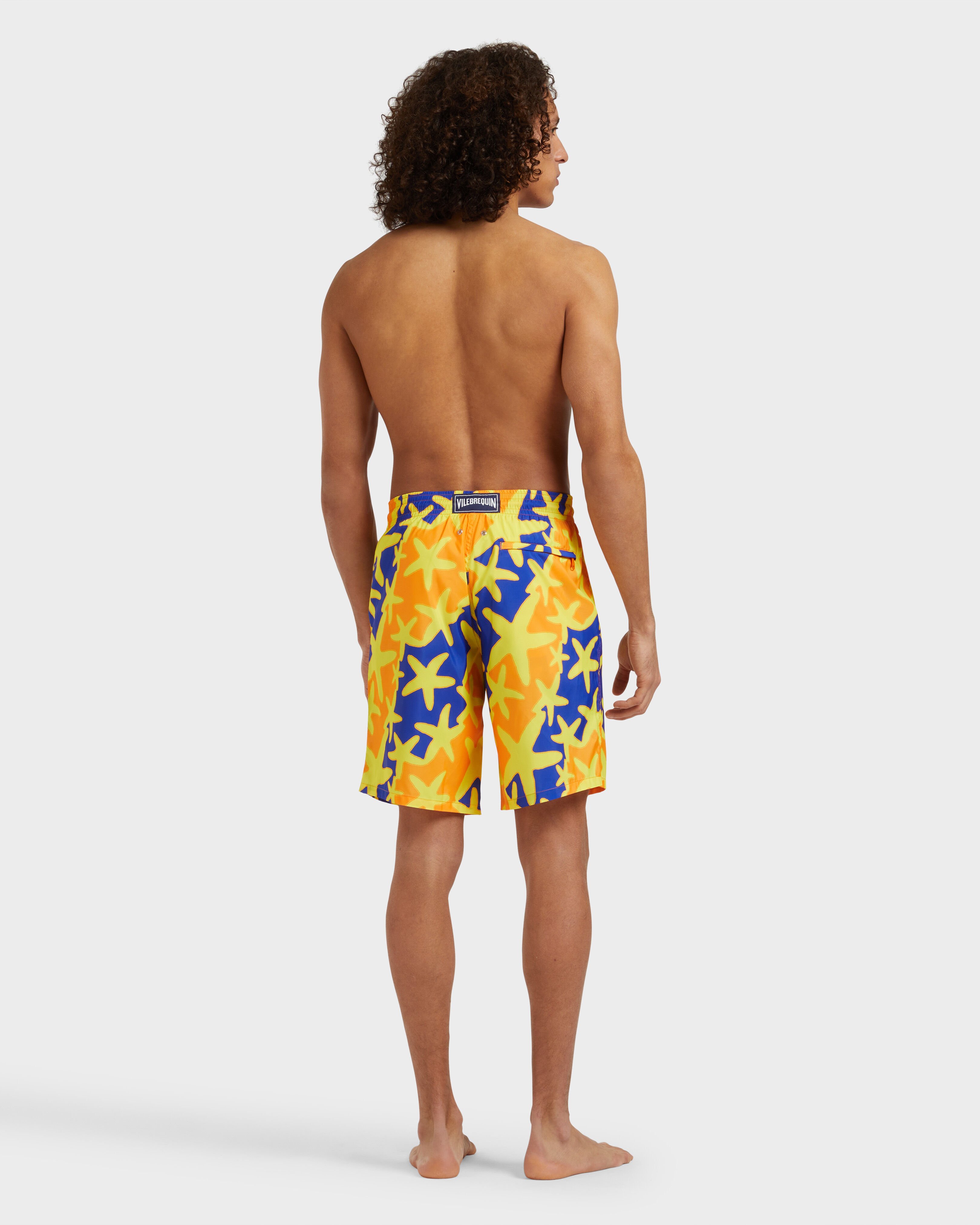 Men Long Ultra-Light and Packable Swim Shorts Starlight VITAMIN backworn view