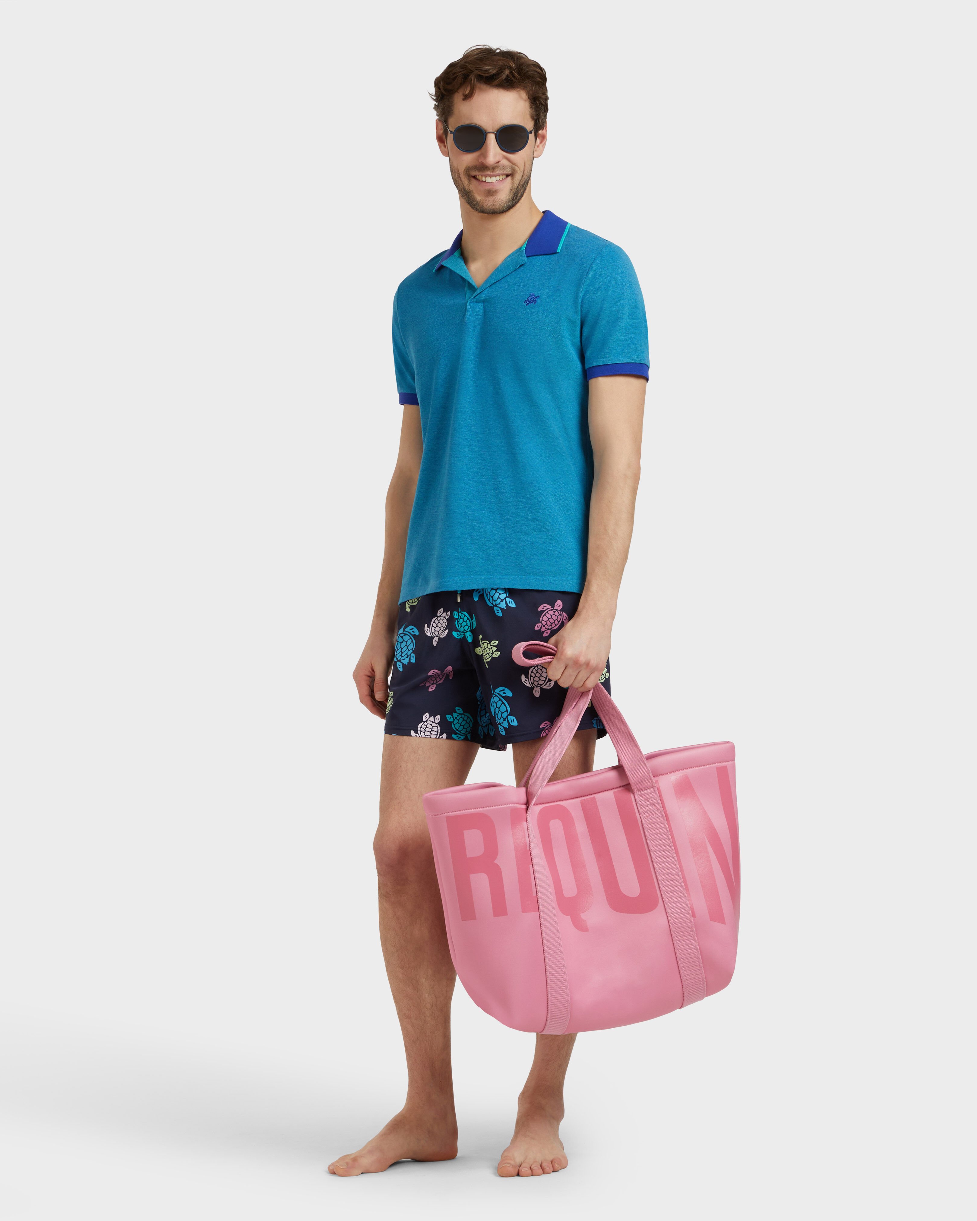 Men Stretch Short Swim Shorts Tortues Multicolores NAVY supp1 view