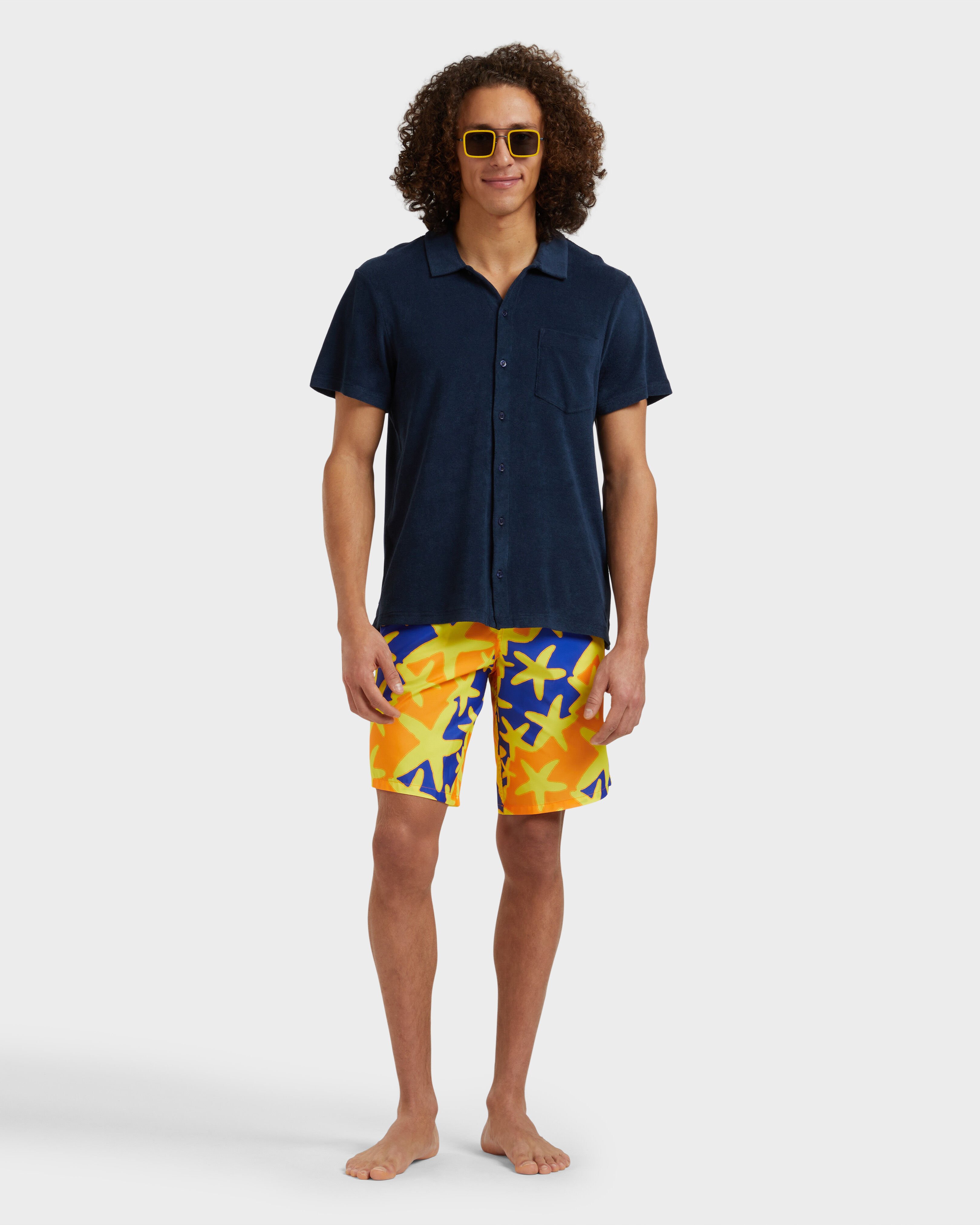 Men Long Ultra-Light and Packable Swim Shorts Starlight VITAMIN supp1 view