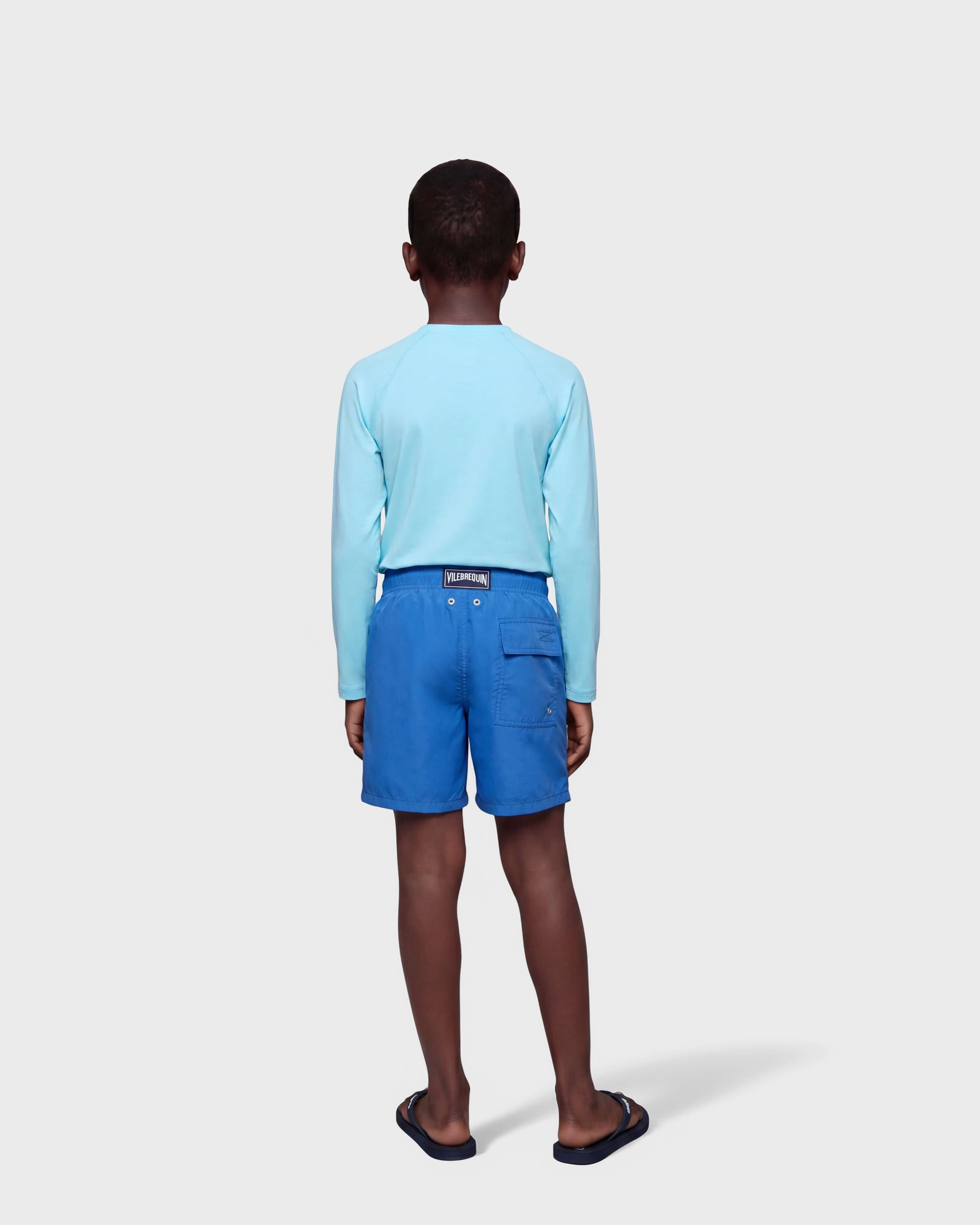 Boys Long sleeve Rashguard Turtle OXYGENE backworn view