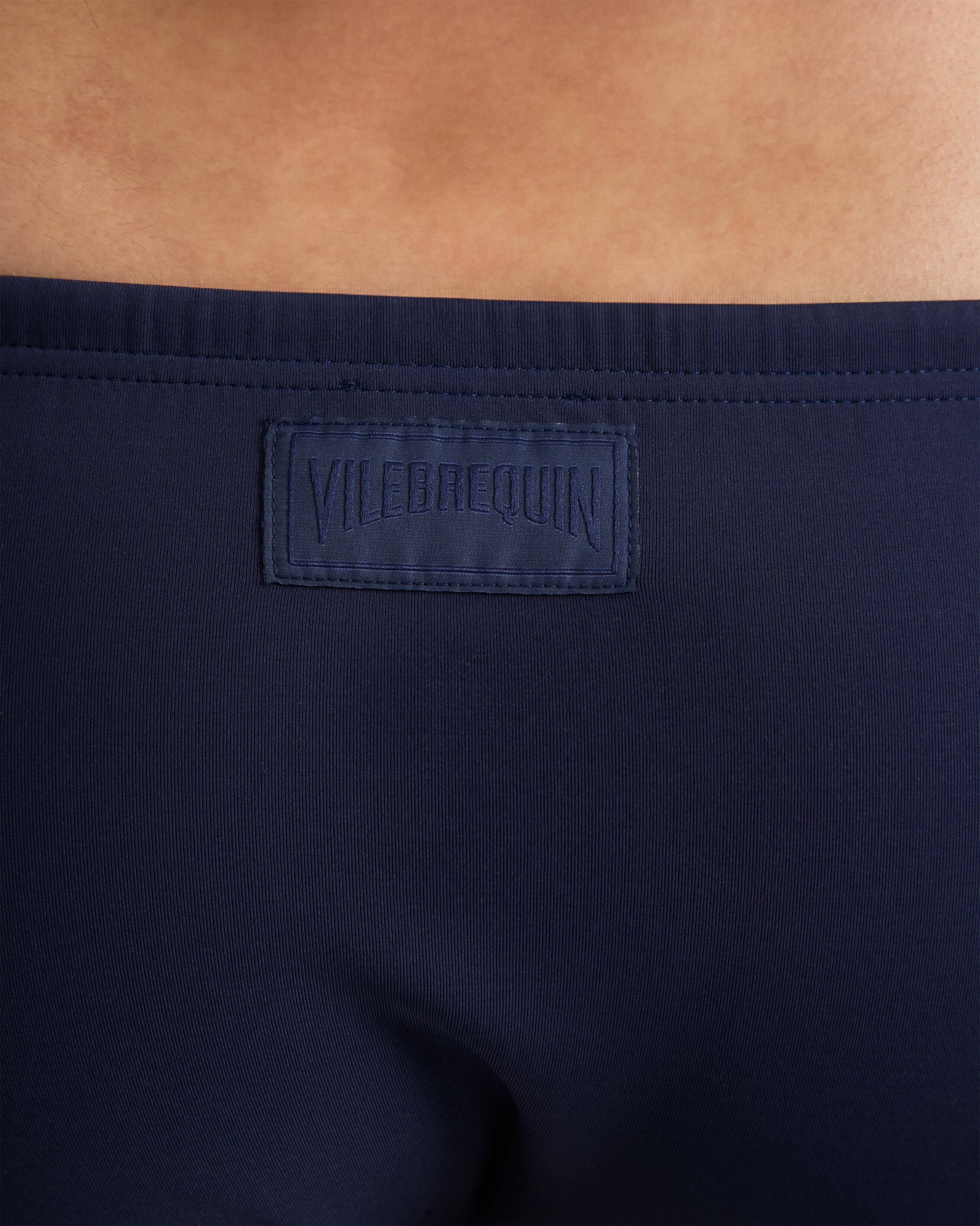 Slip mare uomo aderenti a tinta unita BLU MARINE supp1 view