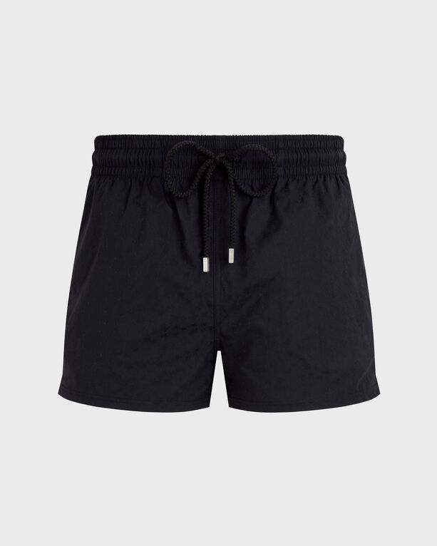 Vilebrequin - Men Short Swim Shorts Jacquard Turtles - Swimwear - Manta - Black - Size L