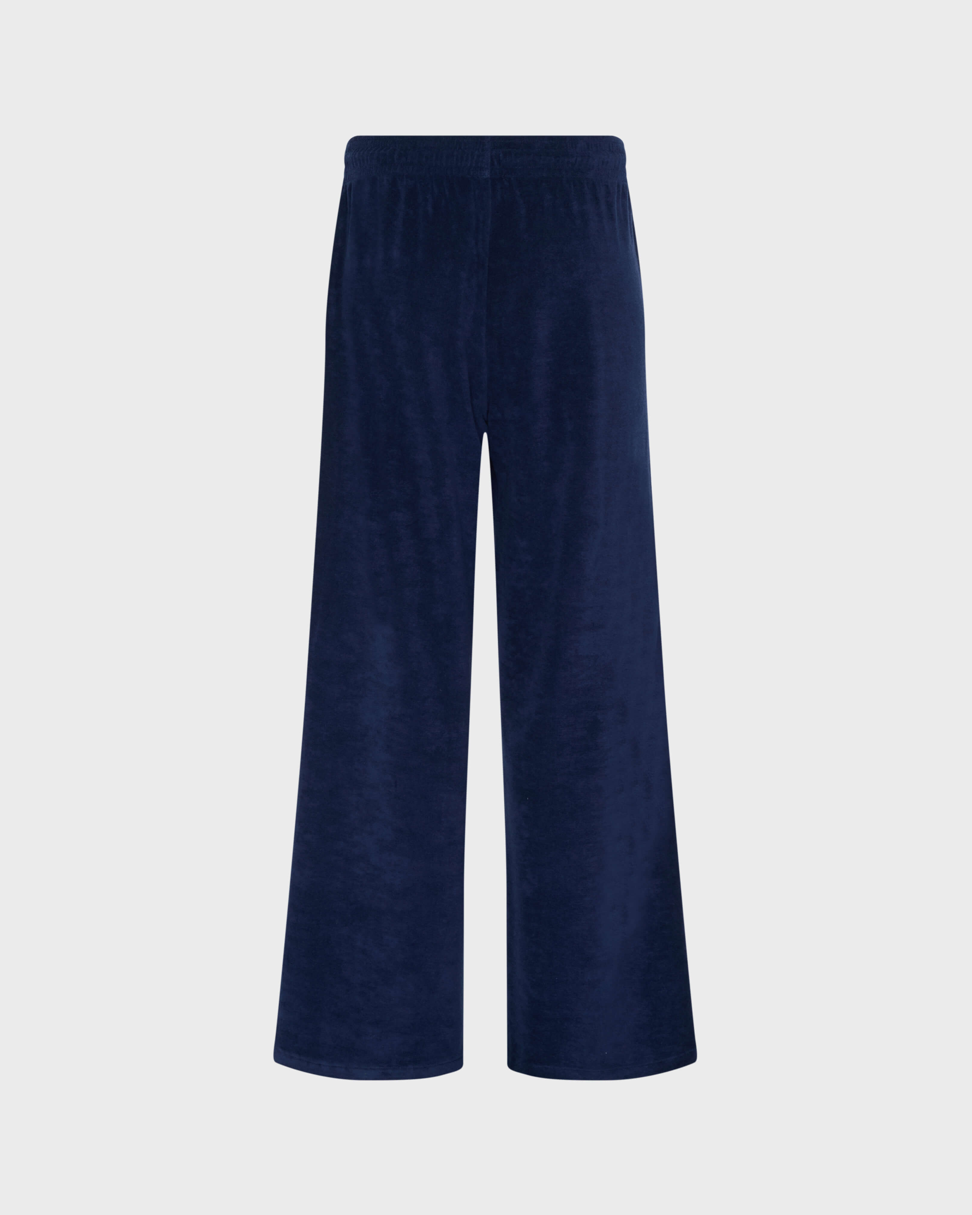 Solid Frottee-Hose für Damen MARINEBLAU back view