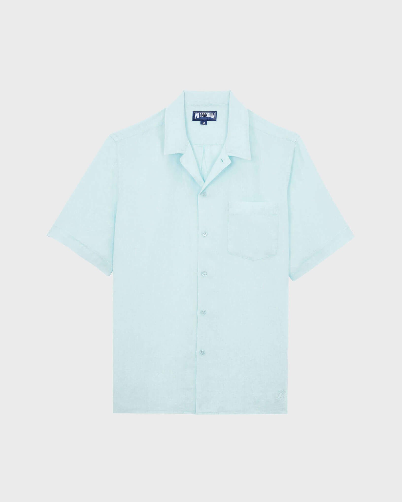 Men Bowling Shirt Solid PACIFIC front view