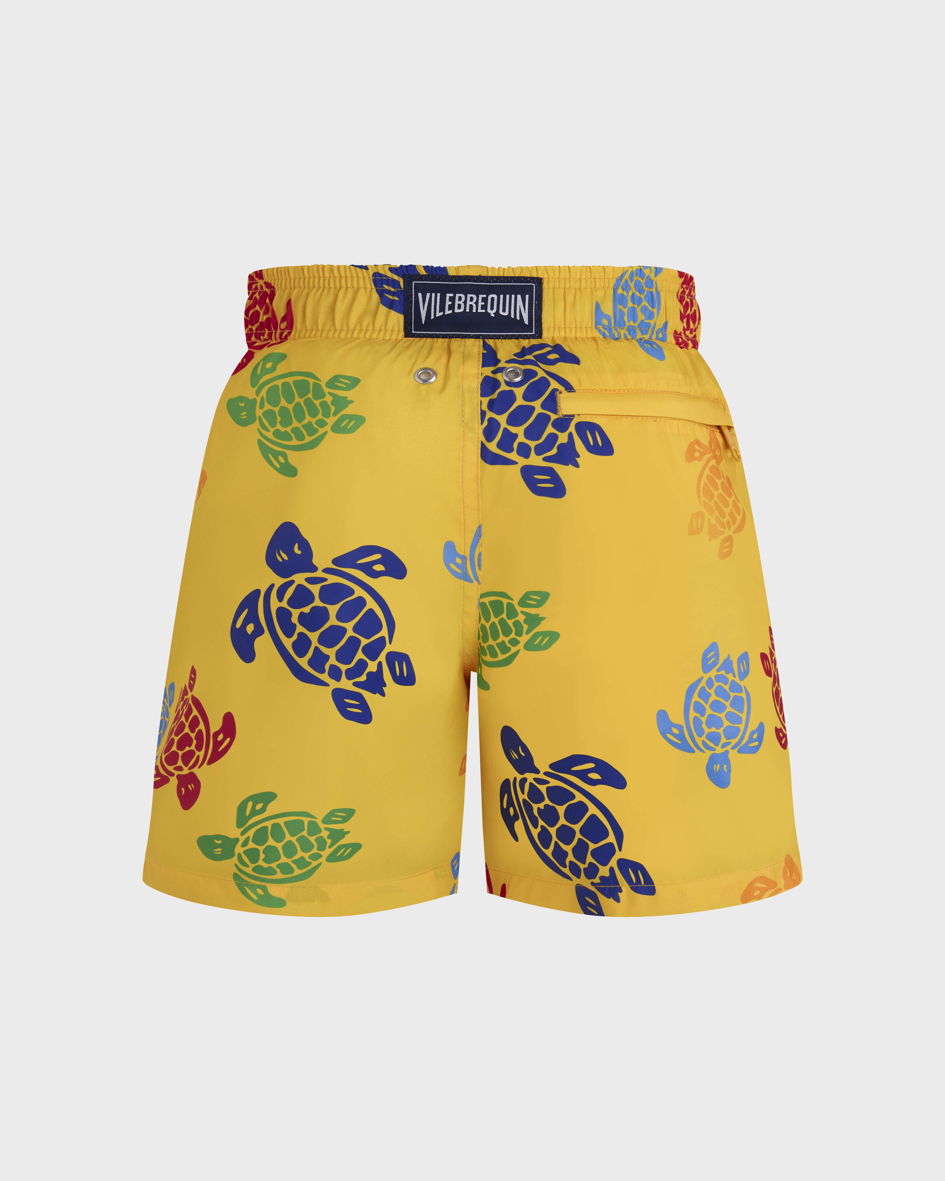 Bañador ultraligero y plegable con estampado Tortues Multicolores para niño MAIZ back view