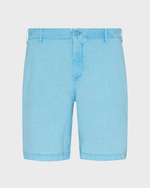 Vilebrequin - Men Mineral Dye Linen Bermuda Shorts - Bermuda - Brad - Blue - Size M