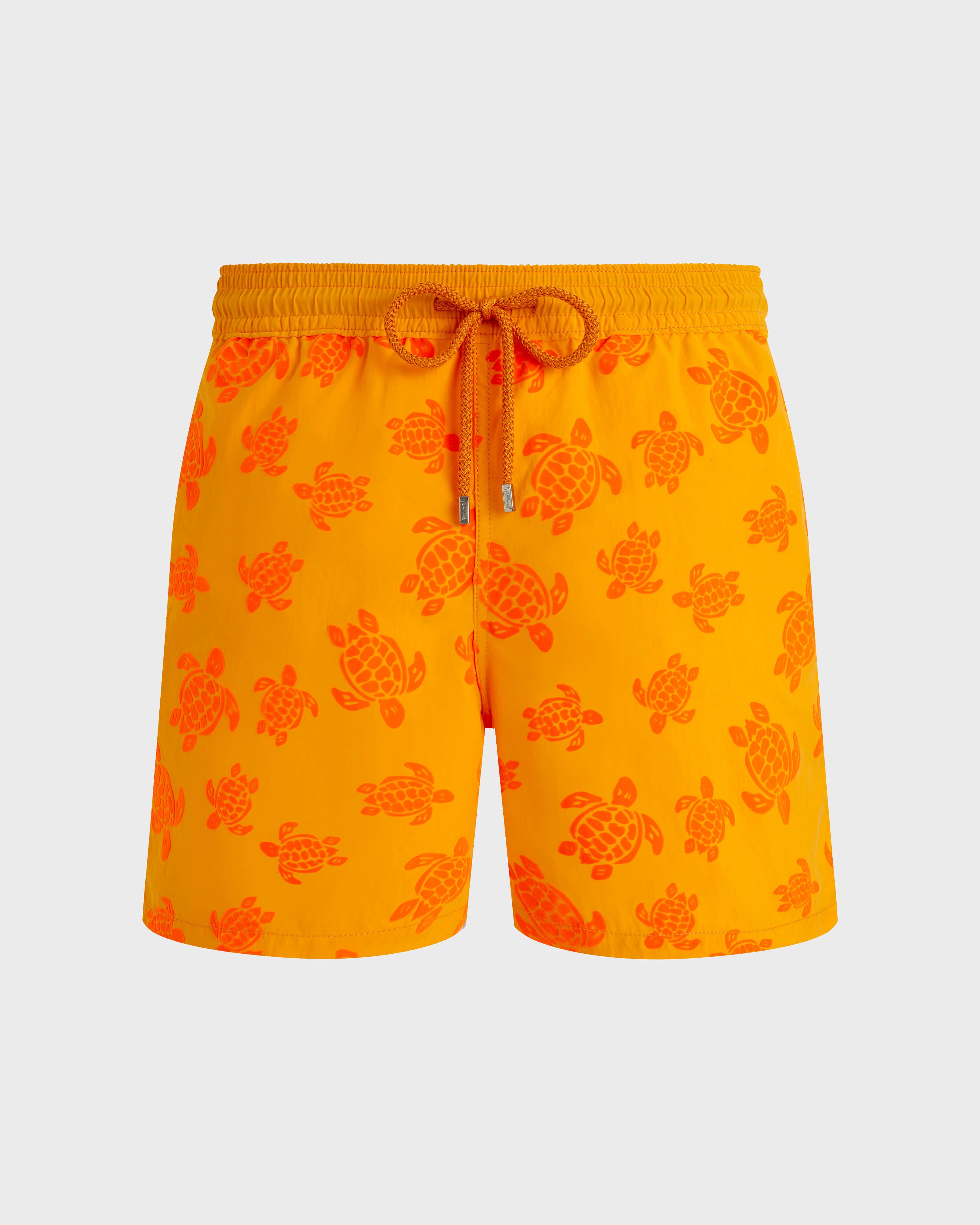 Men Swim Shorts Flocked Rondes Des Tortues MANGO front view