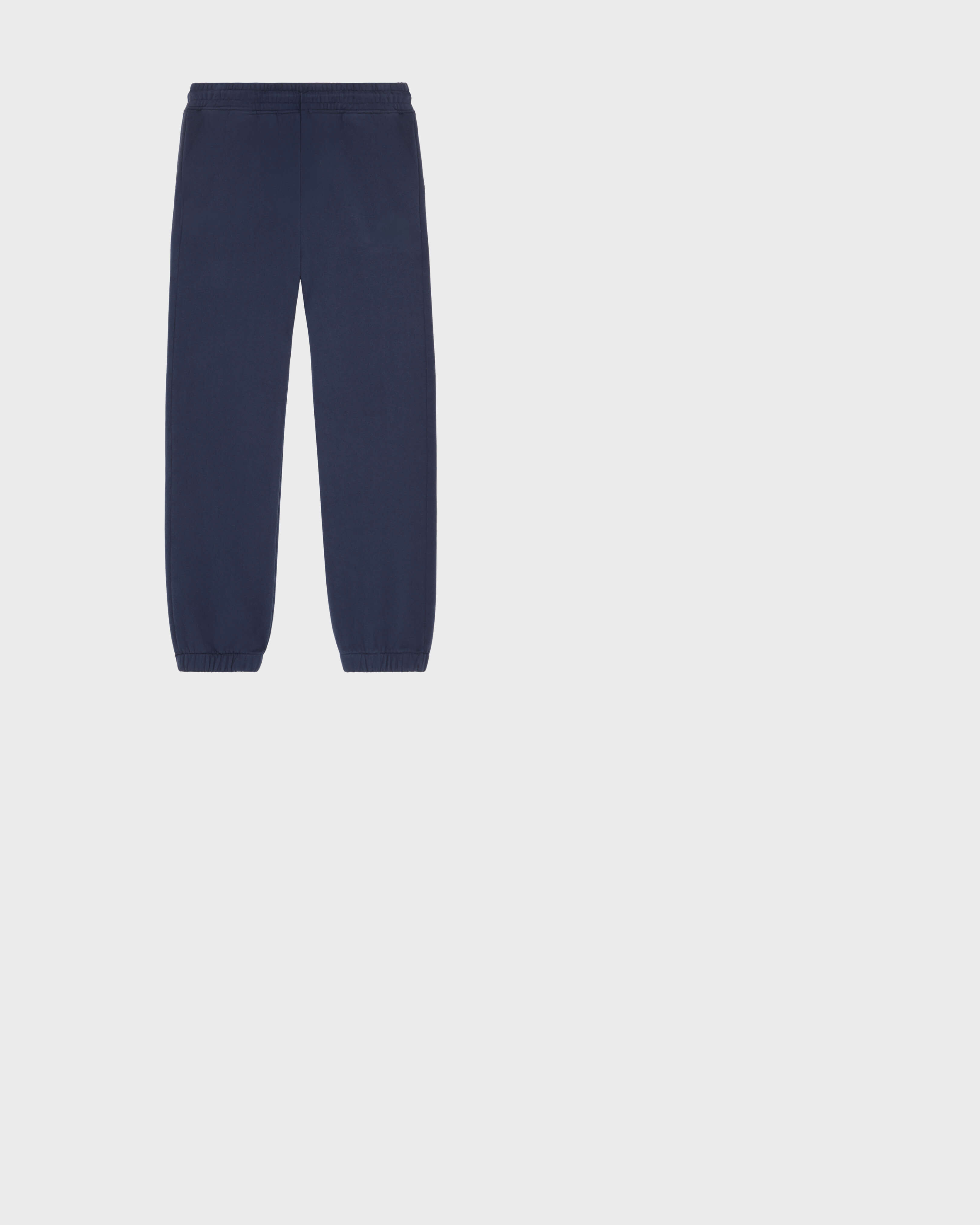 Pantalon de jogging enfant Tortue brodée BLEU MARINE back view