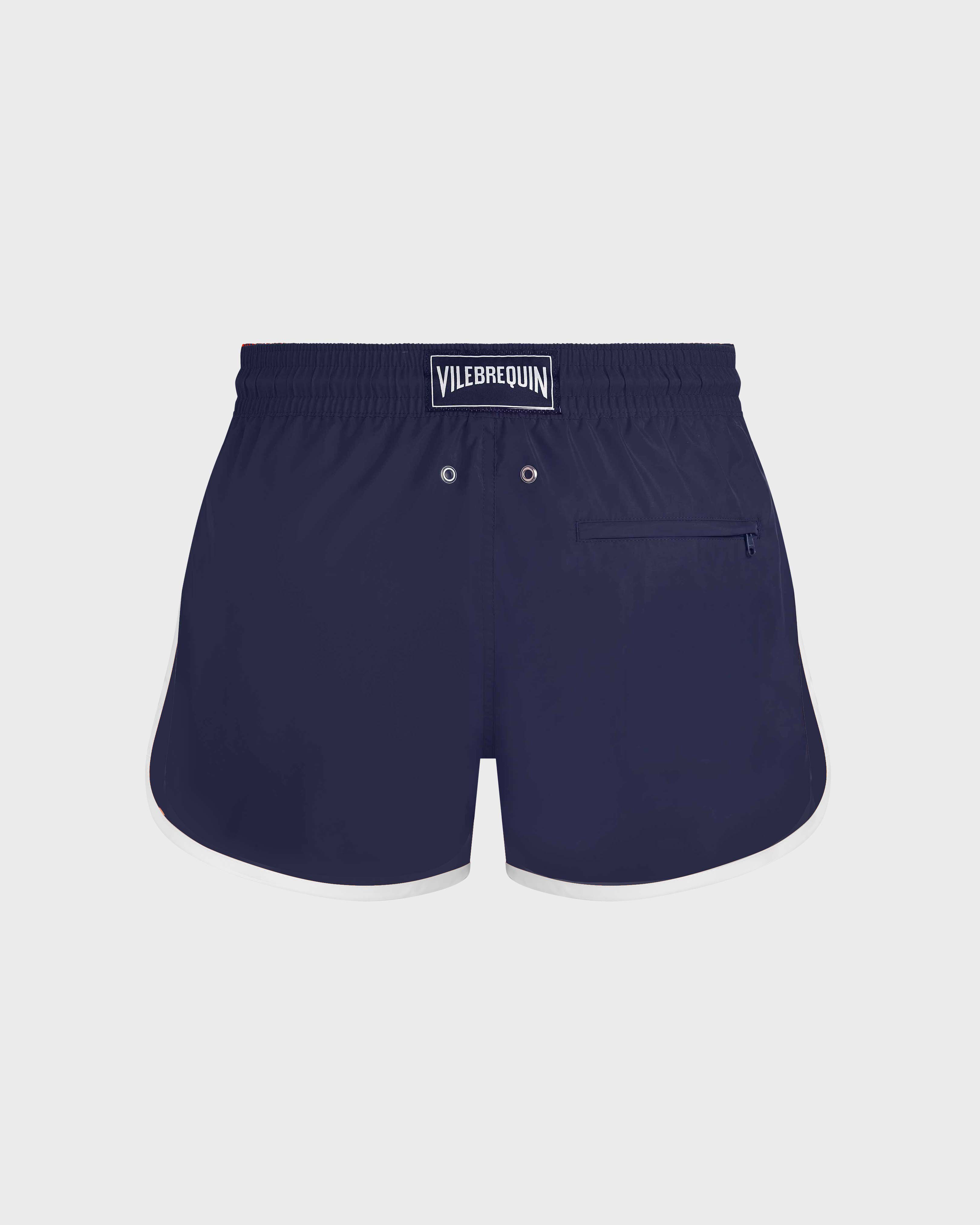 Men Short Ultra-light Swim Shorts NAVY back view