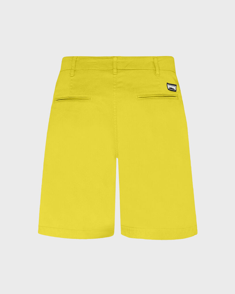 Men Tencel Gabardine Bermuda Shorts SUN back view