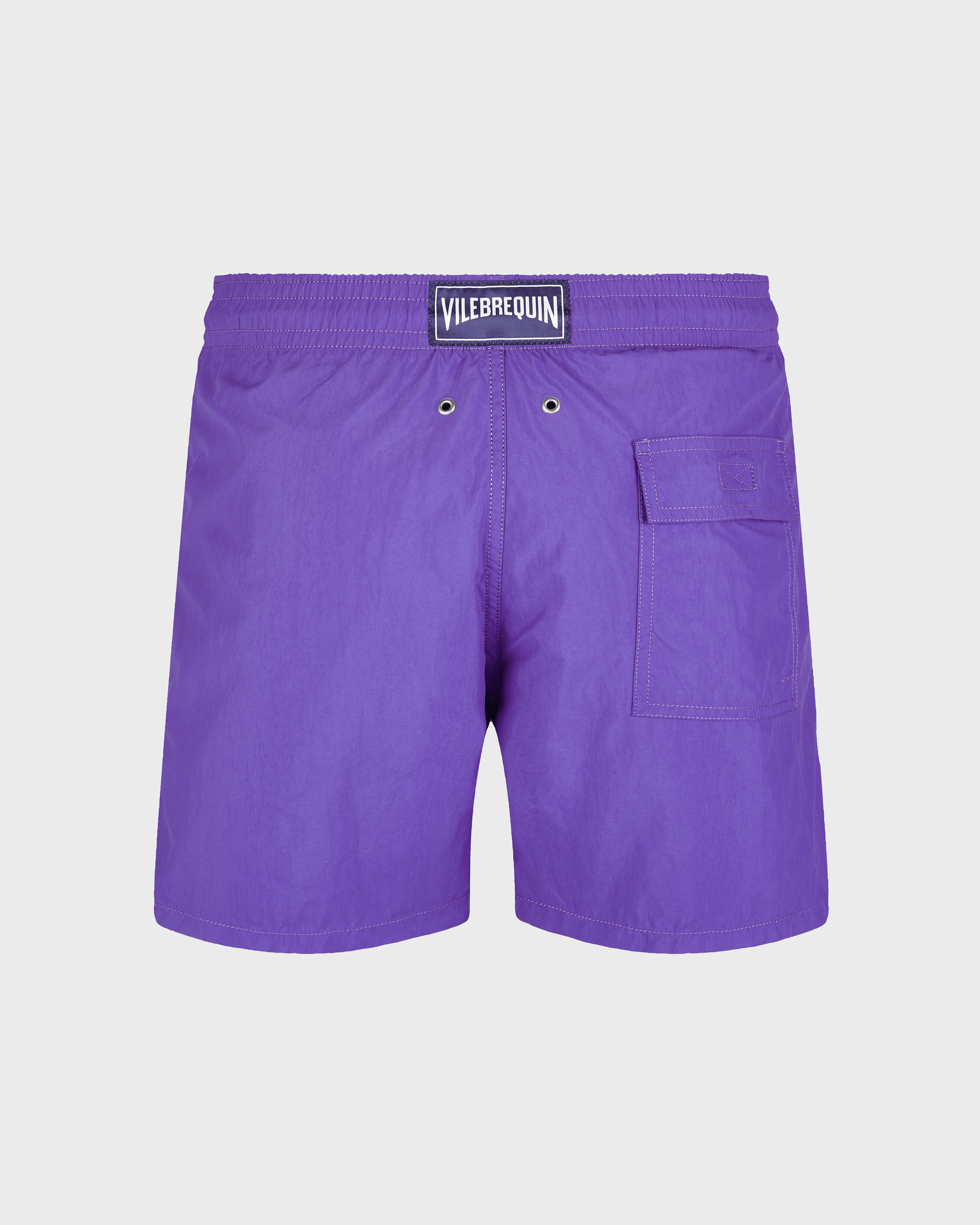 Bañador con estampado Ronde De Tortues reactivo al agua para hombre PURPLE BLUE back view