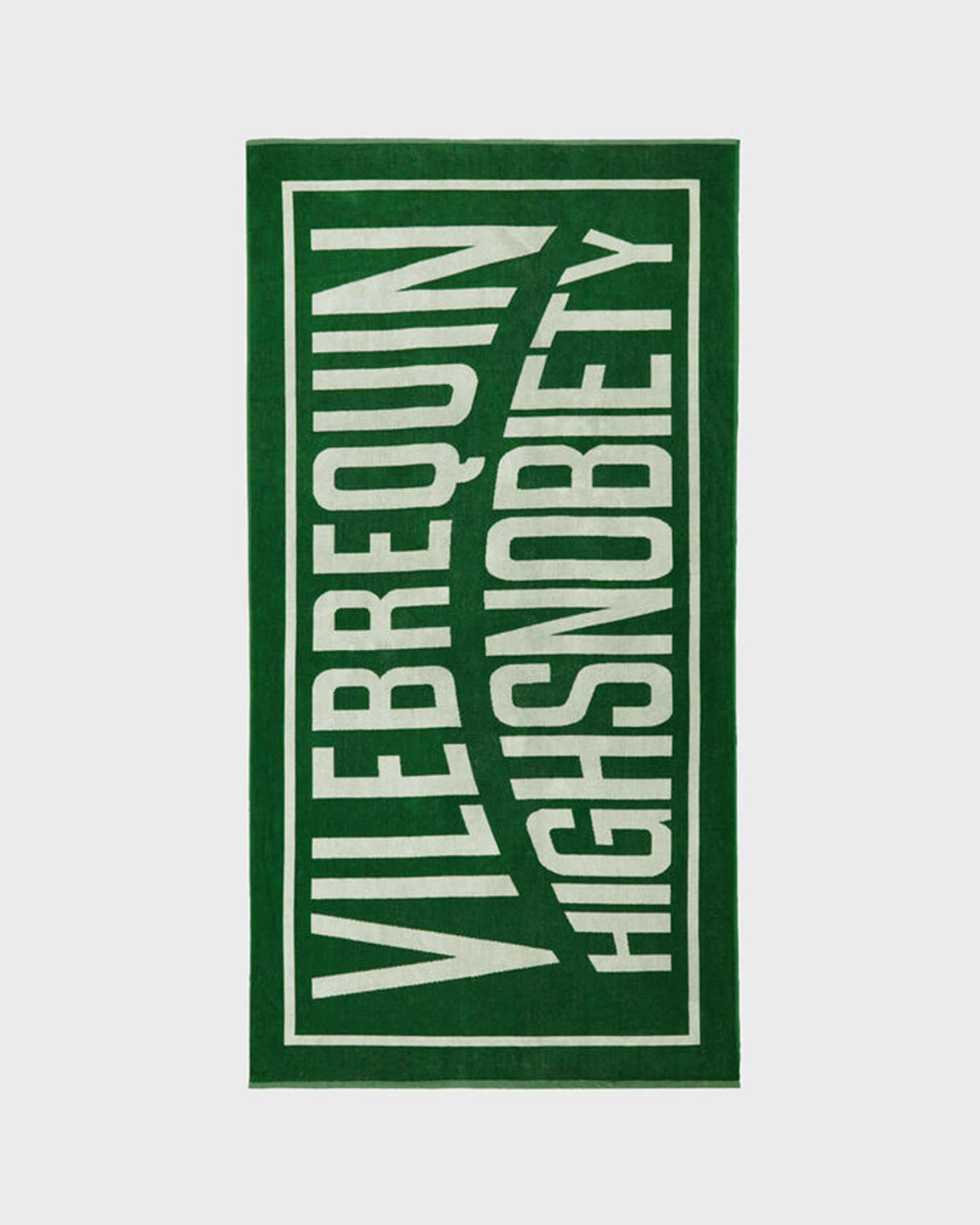 Organic Cotton Towel - Vilebrequin x Highsnobiety GARDEN front view