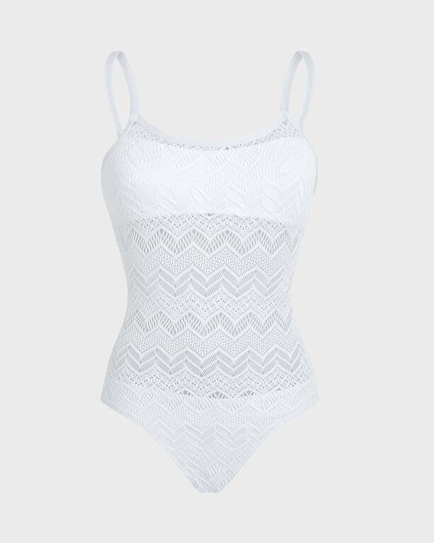Vilebrequin - Women Lace One-piece Swimsuit - Swimwear - Lisanne - White - Size L