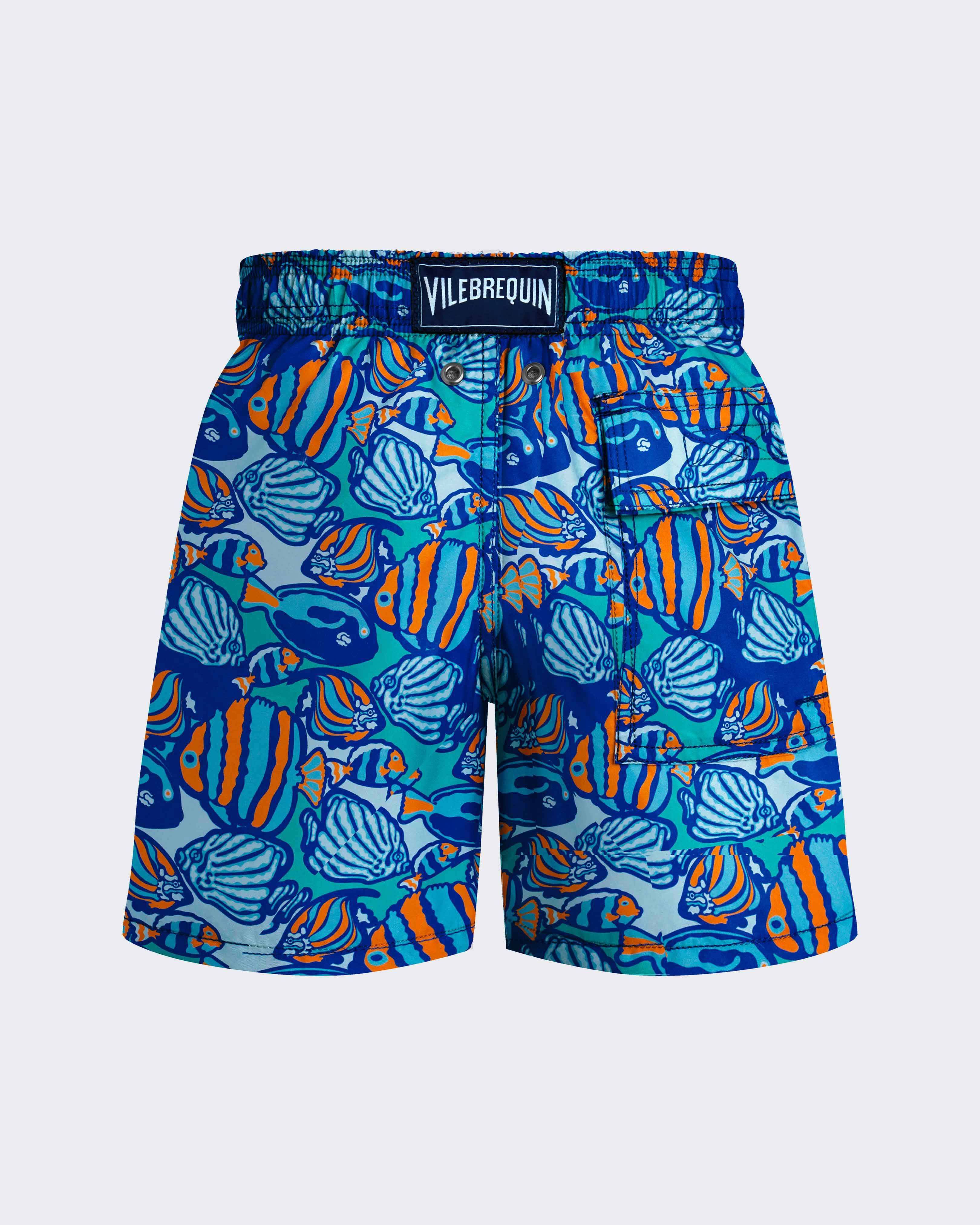 Pantaloncini mare bambino Fishy Vibes MARRAKECH back view