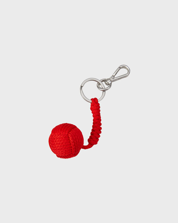 Vilebrequin - Ball Cord Keyring - Key Ring - Pearly - Red - Size OSFA