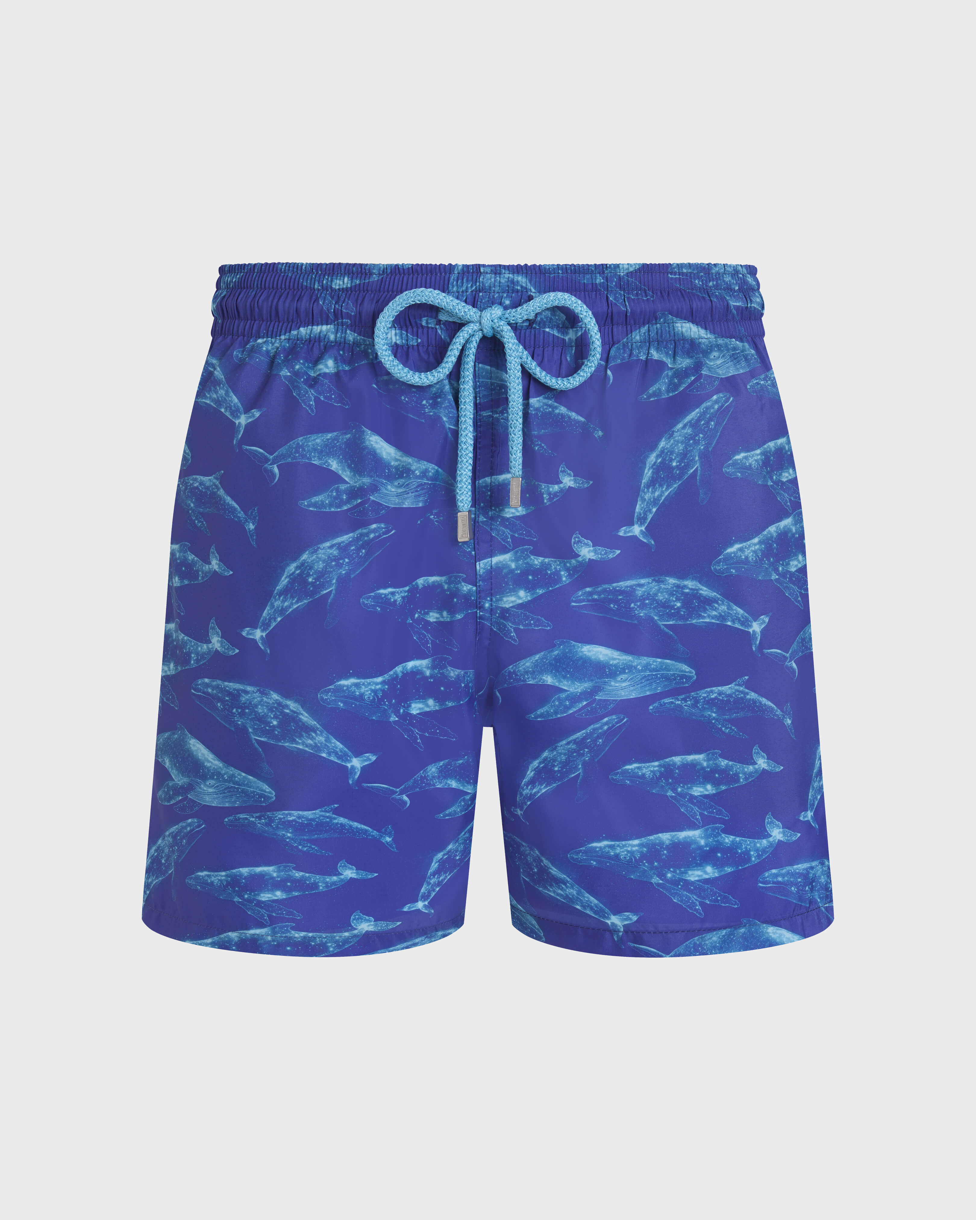 Bañador ultraligero y plegable con estampado Sparkling Whales para hombre VERSAILLES front view