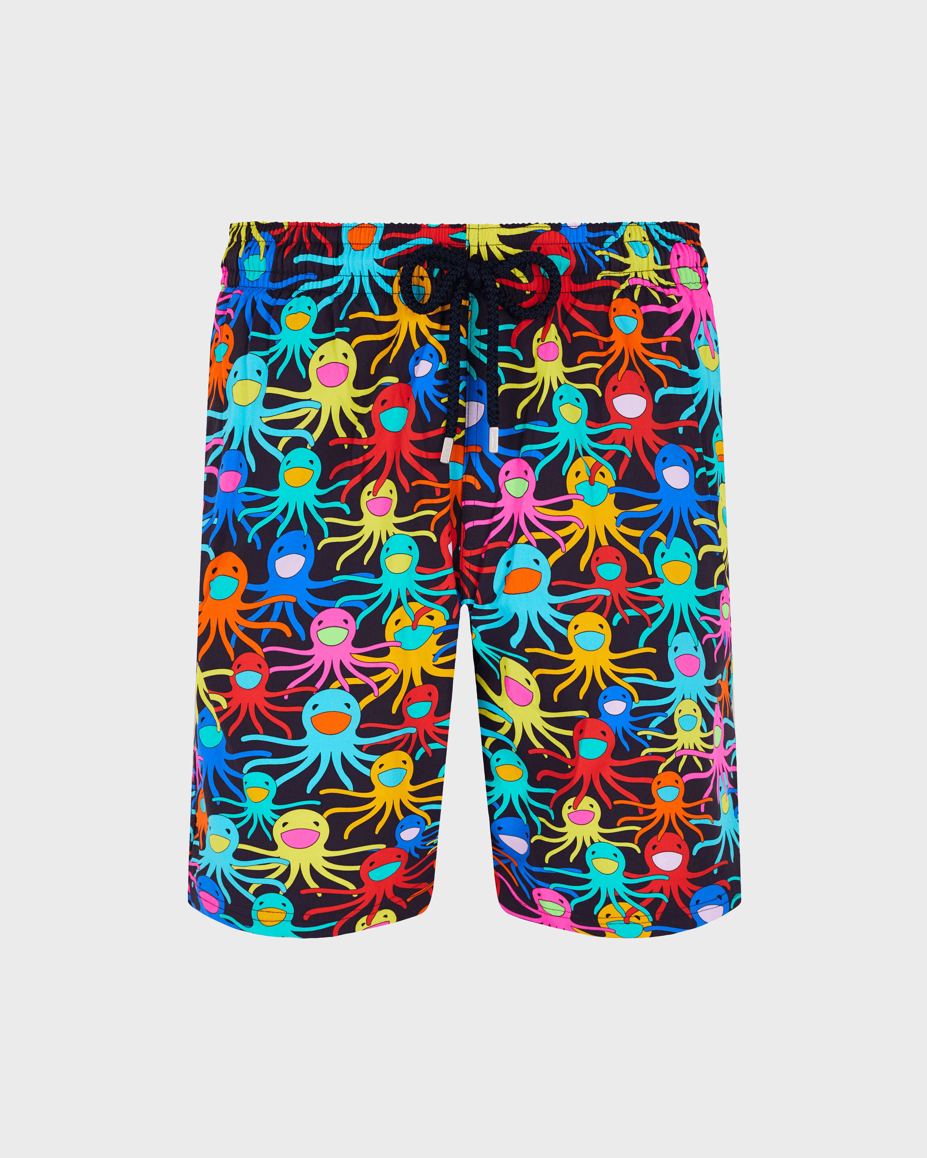 Maillot de bain stretch homme long Multicolore Medusa BLEU MARINE front view