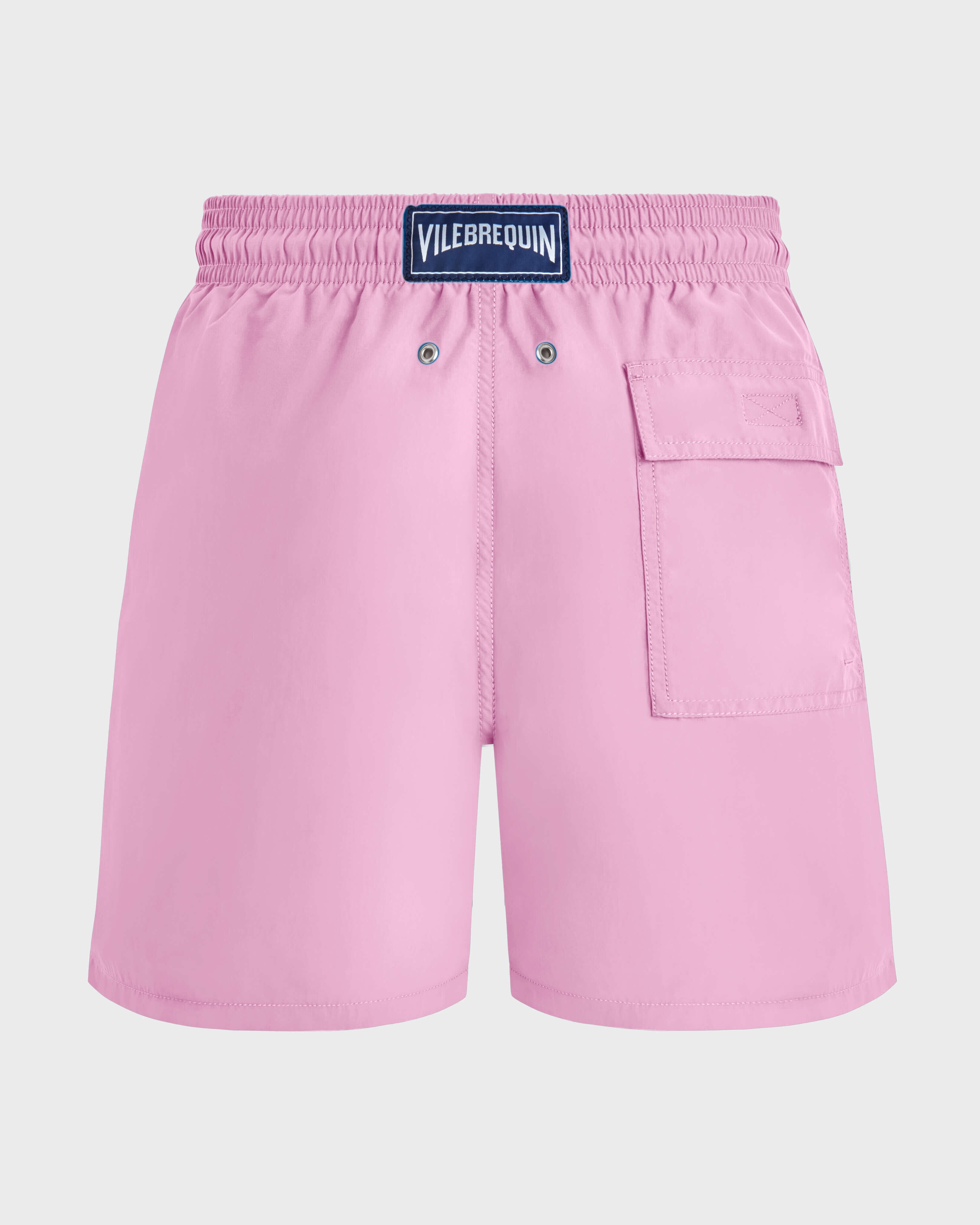 Bañador de color liso para hombre MARSHMALLOW back view