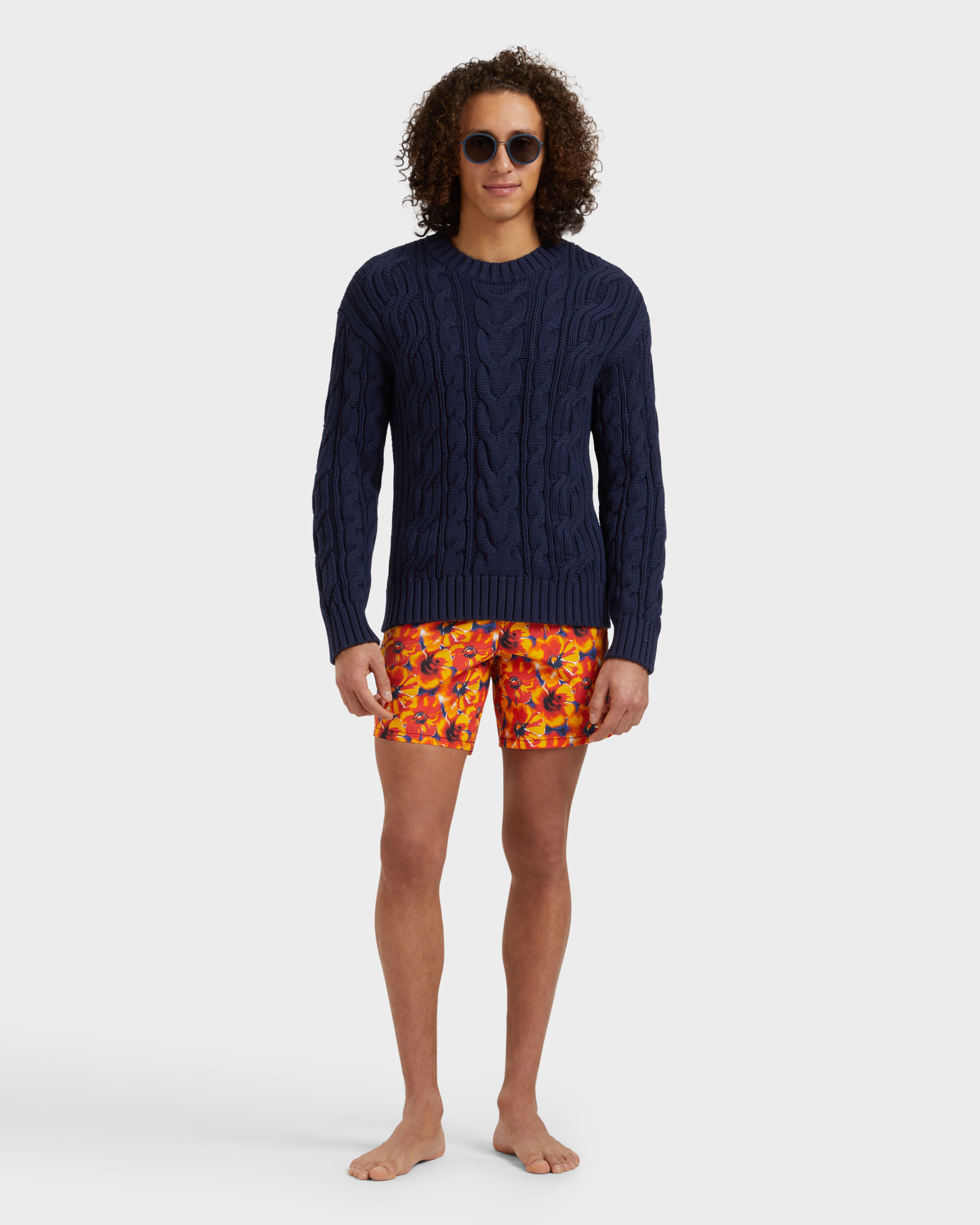 Men Swim Shorts Poopies NAVY supp1 view