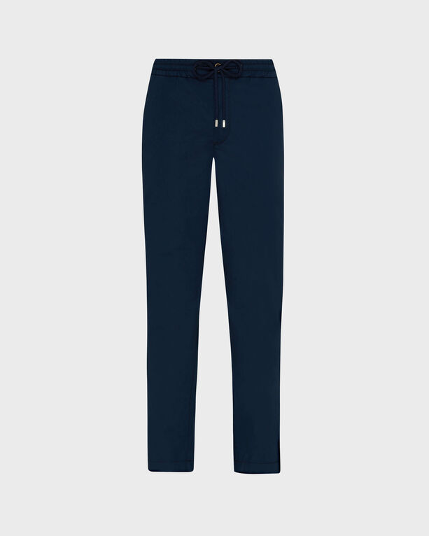 Vilebrequin - Men Elastic Waist Cotton Pants Solid - Jeans - Clemence - Blue - Size 36
