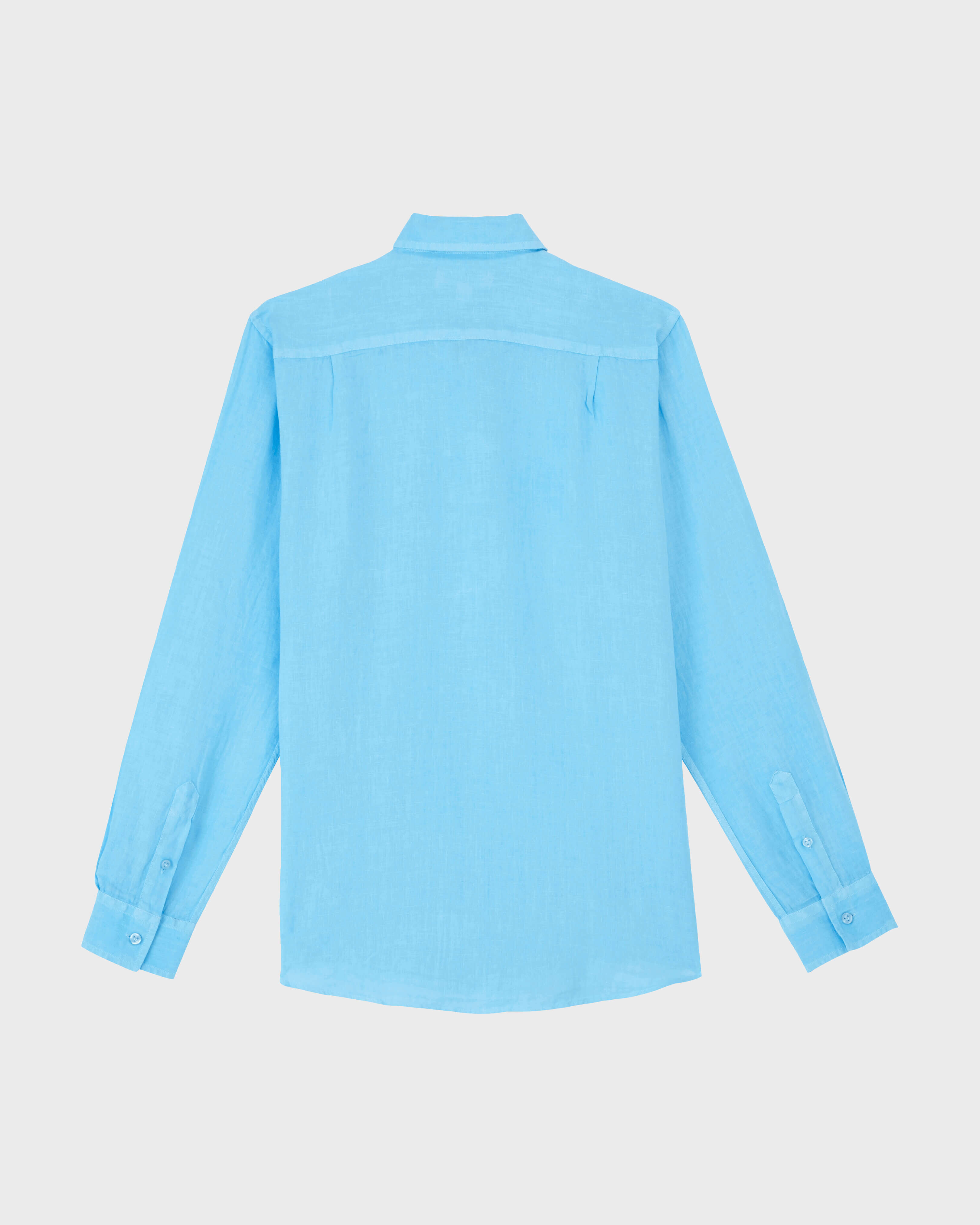 Men Shirt Solid SANTORINI back view