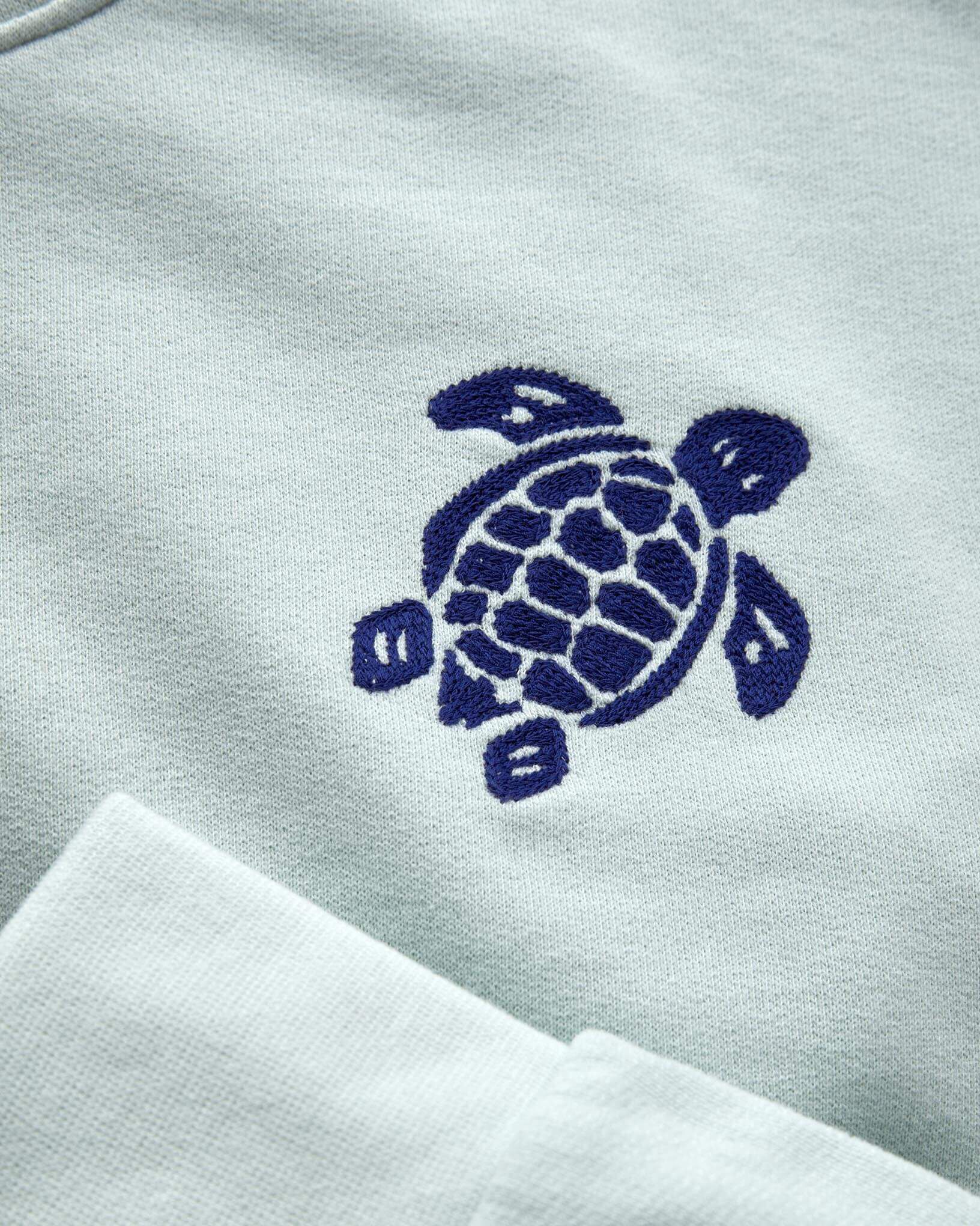 Turtle Sweatshirt mit Rundhalsausschnitt aus Bio-Baumwolle für Herren PAZIFIK BLAU supp2 view
