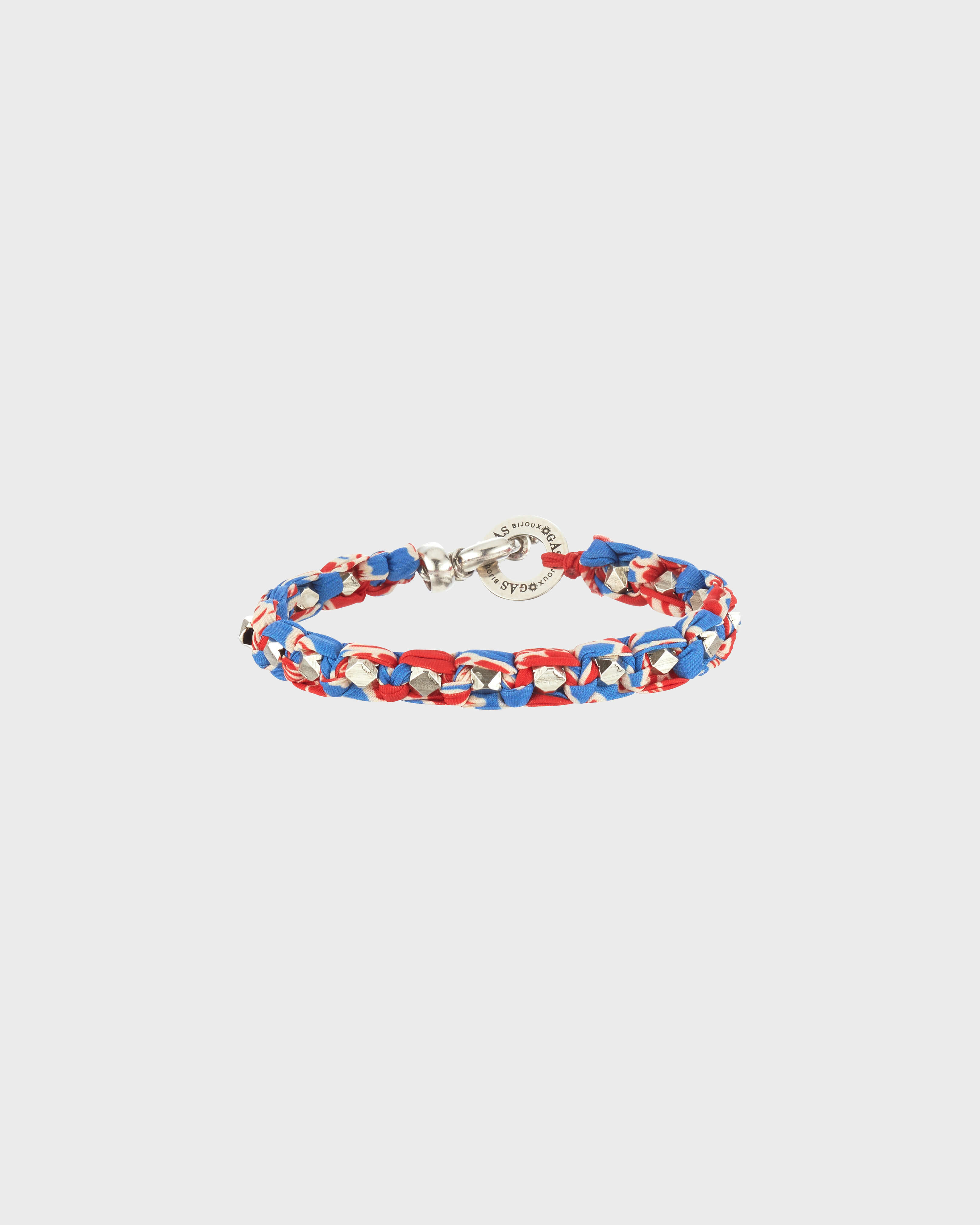 Bracelet Crabsand  Shrimps- Vilebrequin x Gas Bijoux POPPY RED front view