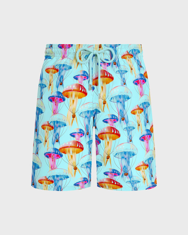 Vilebrequin - Men Long Swim Shorts Medusair - Swimwear - Okoa - Blue - Size L