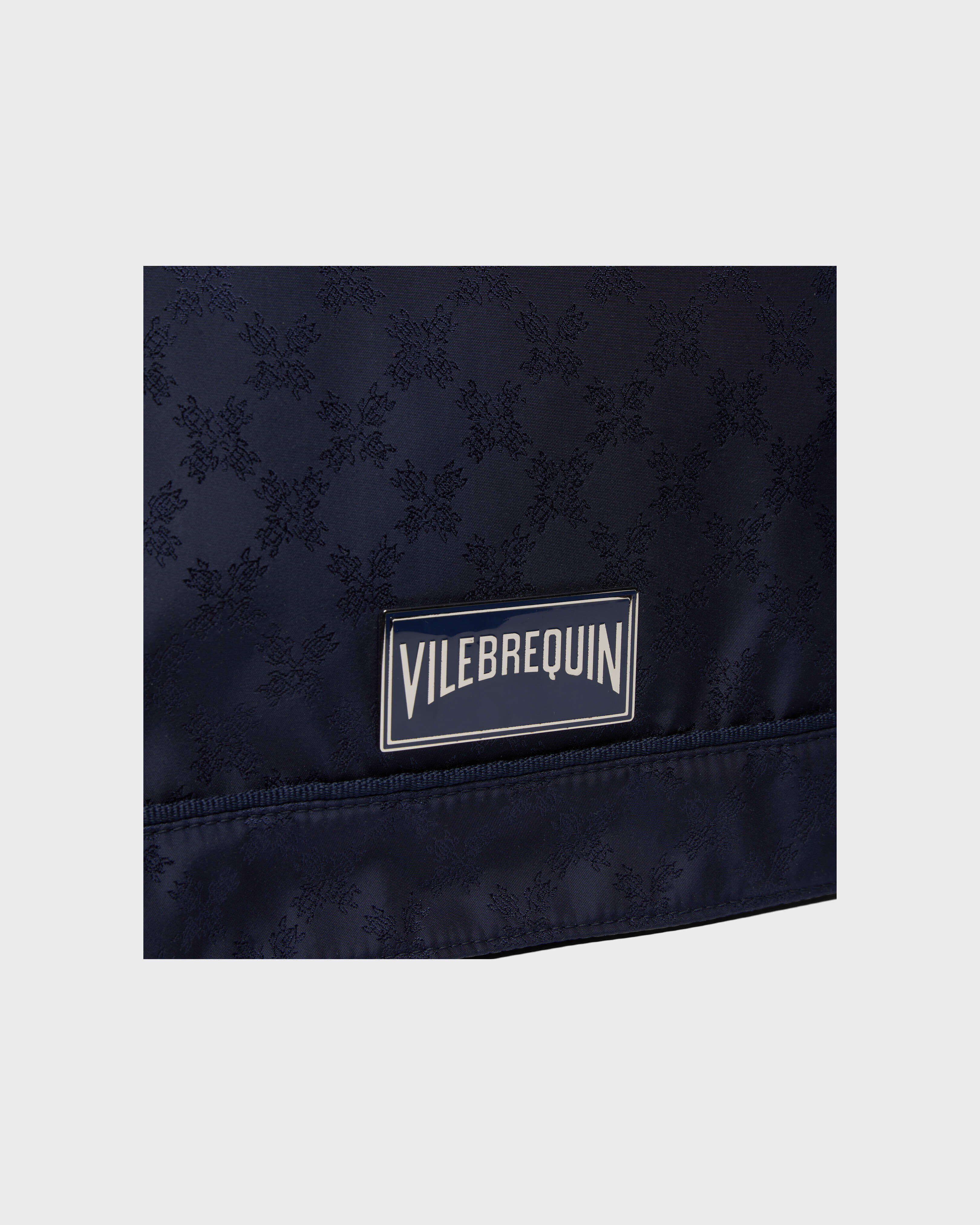 Sac messenger unisexe Turtle Monogram Jacquard BLEU MARINE supp5 view