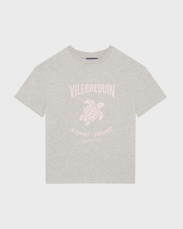 Vilebrequin - T-shirt Mit Gummi-logo Für Jungen - T-shirt - Gabin - Grau - Größe 12