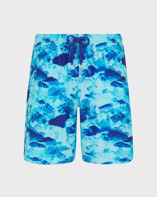Vilebrequin - Men Terry Bermuda Shorts Coral Reef - Bermuda - Bolide - Blue - Size XL