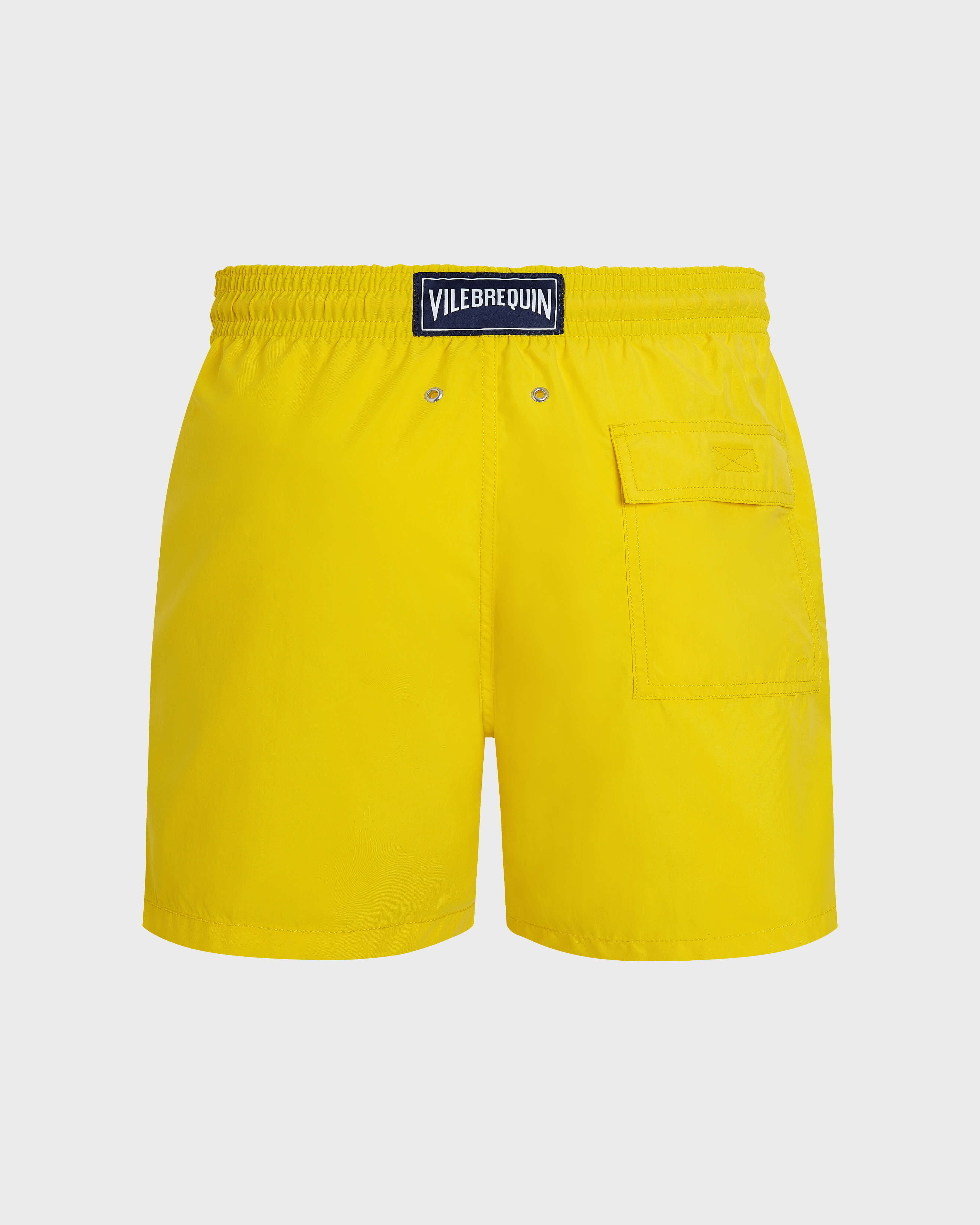 Men Swim Shorts Solid SUN back view