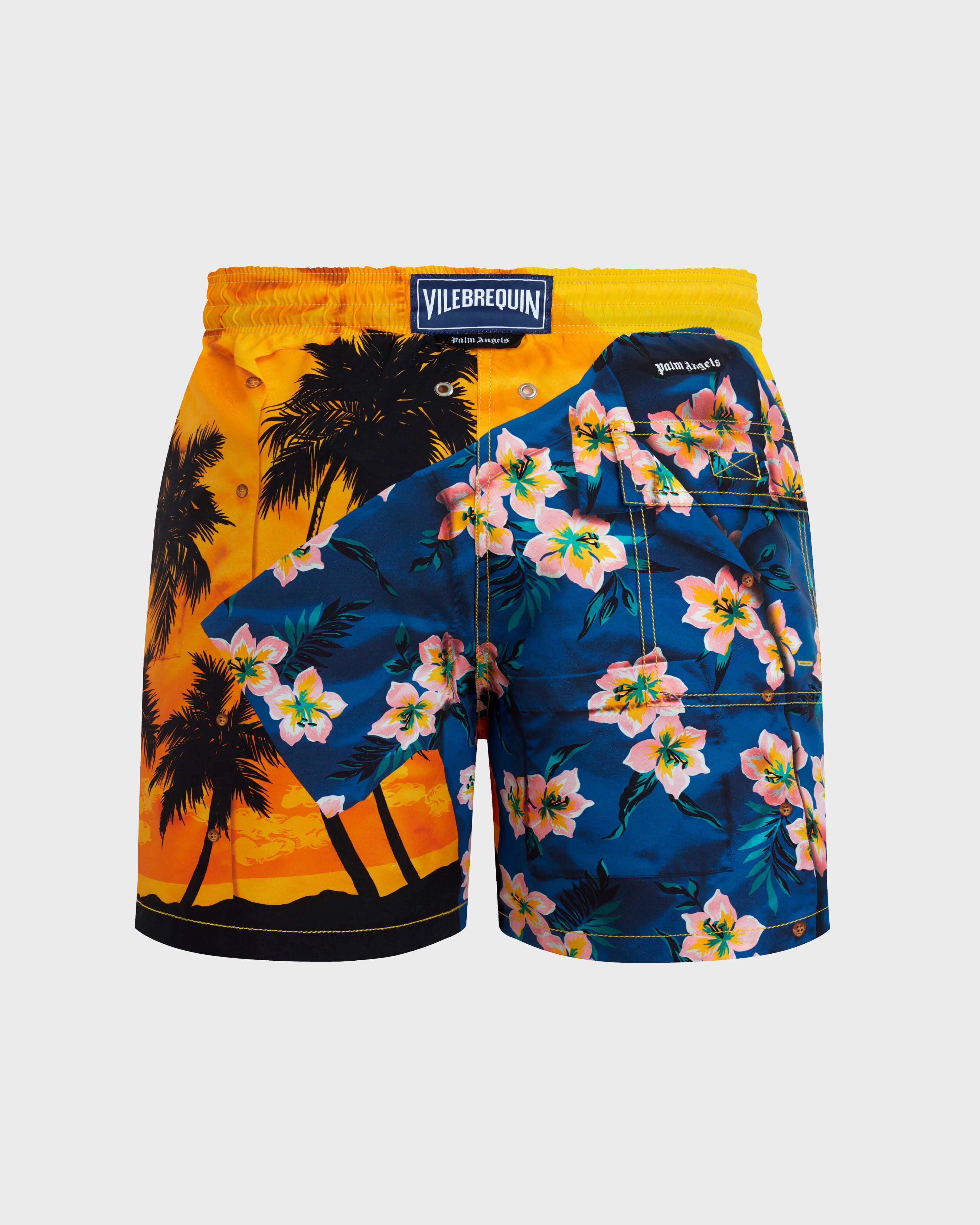 Hawaiian Mix Badeshorts für Herren - VBQ x Palm Angels MAIS back view
