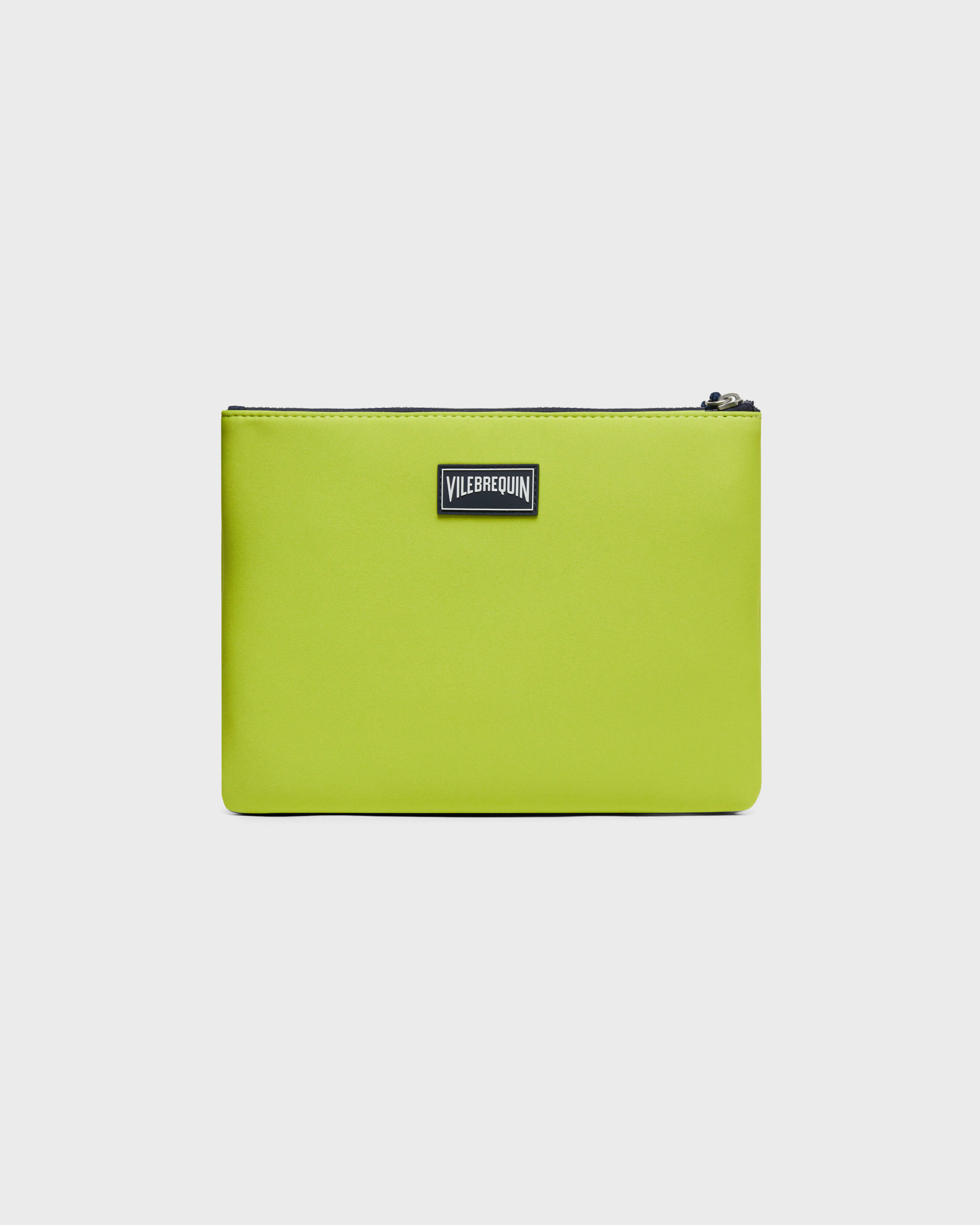Neoprene Pouch Solid CHARTREUSE back view