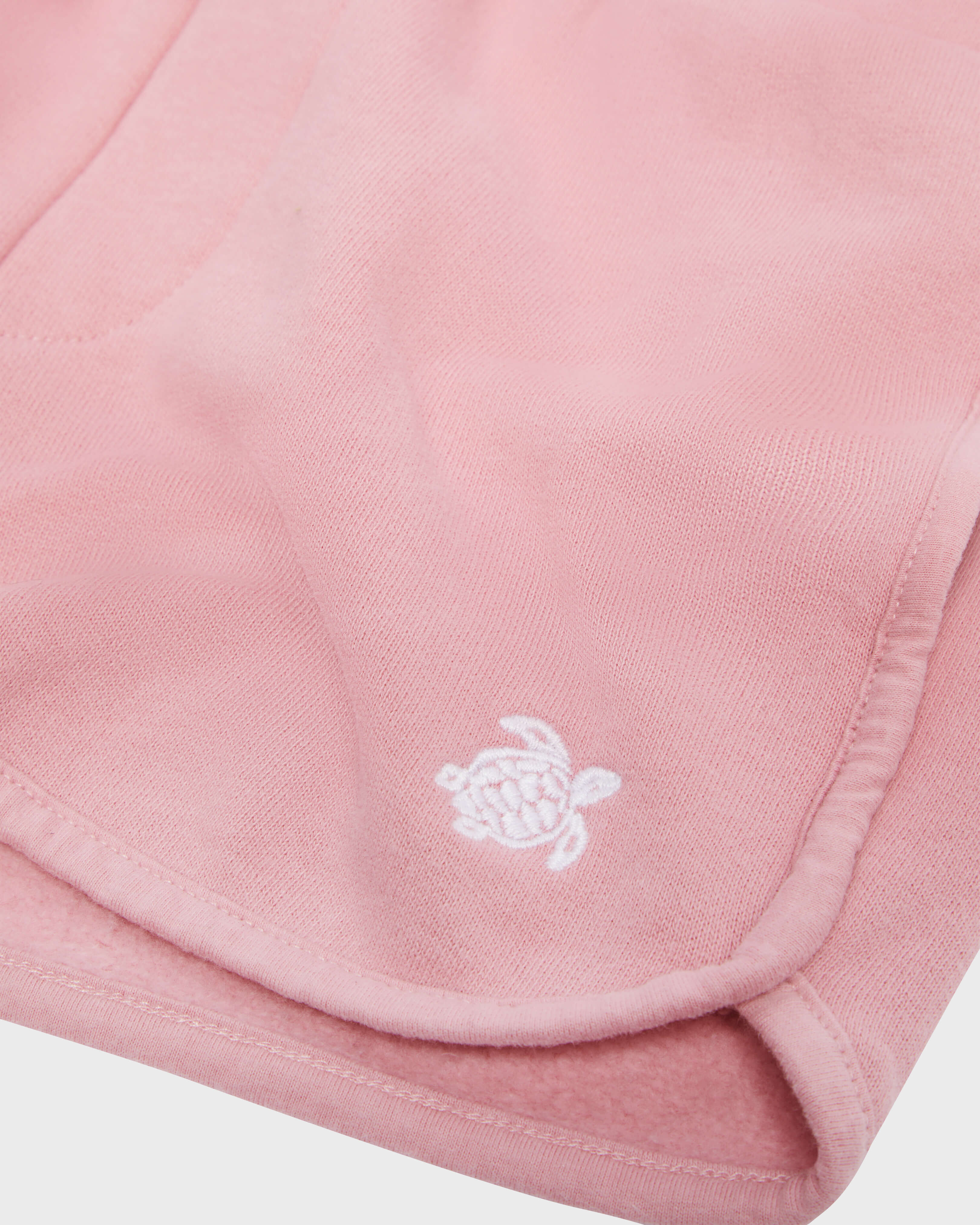 Girls Organic Cotton Shorts Embroidered Turtle BOUDOIR look1 view