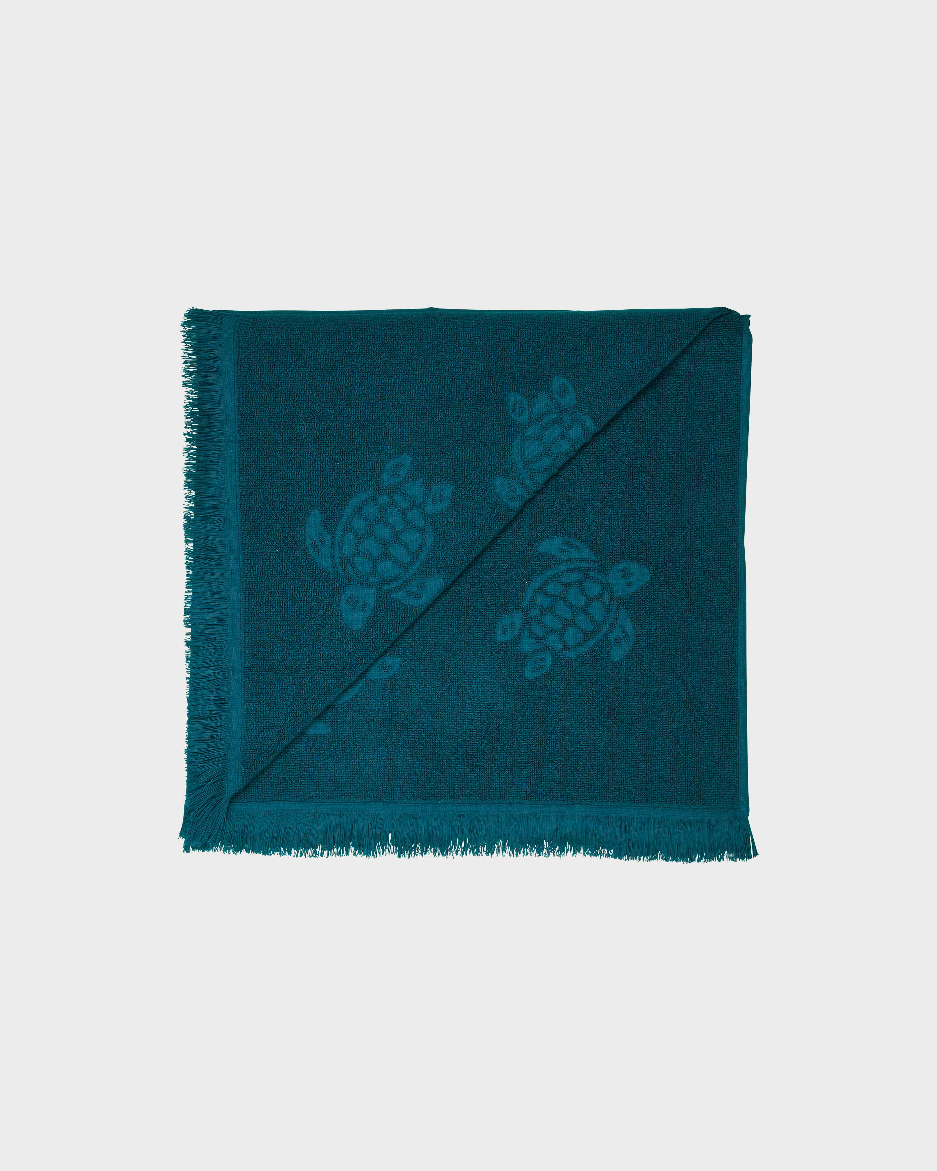 Turtles Jacquard-Decke aus Frottee GISCHT back view