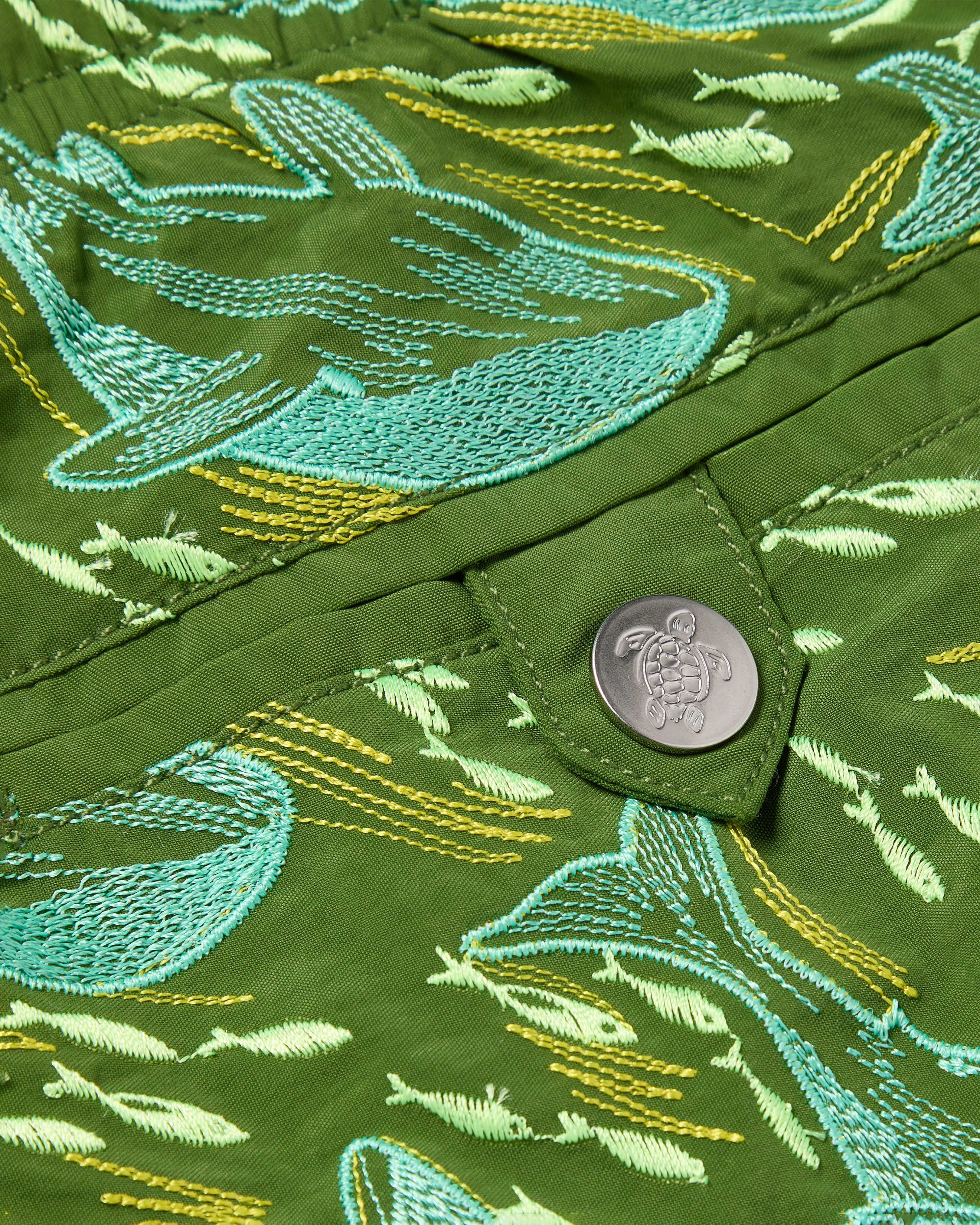 Bañador con bordado Whales Offset para hombre - Edición limitada MILITAIRE supp1 view