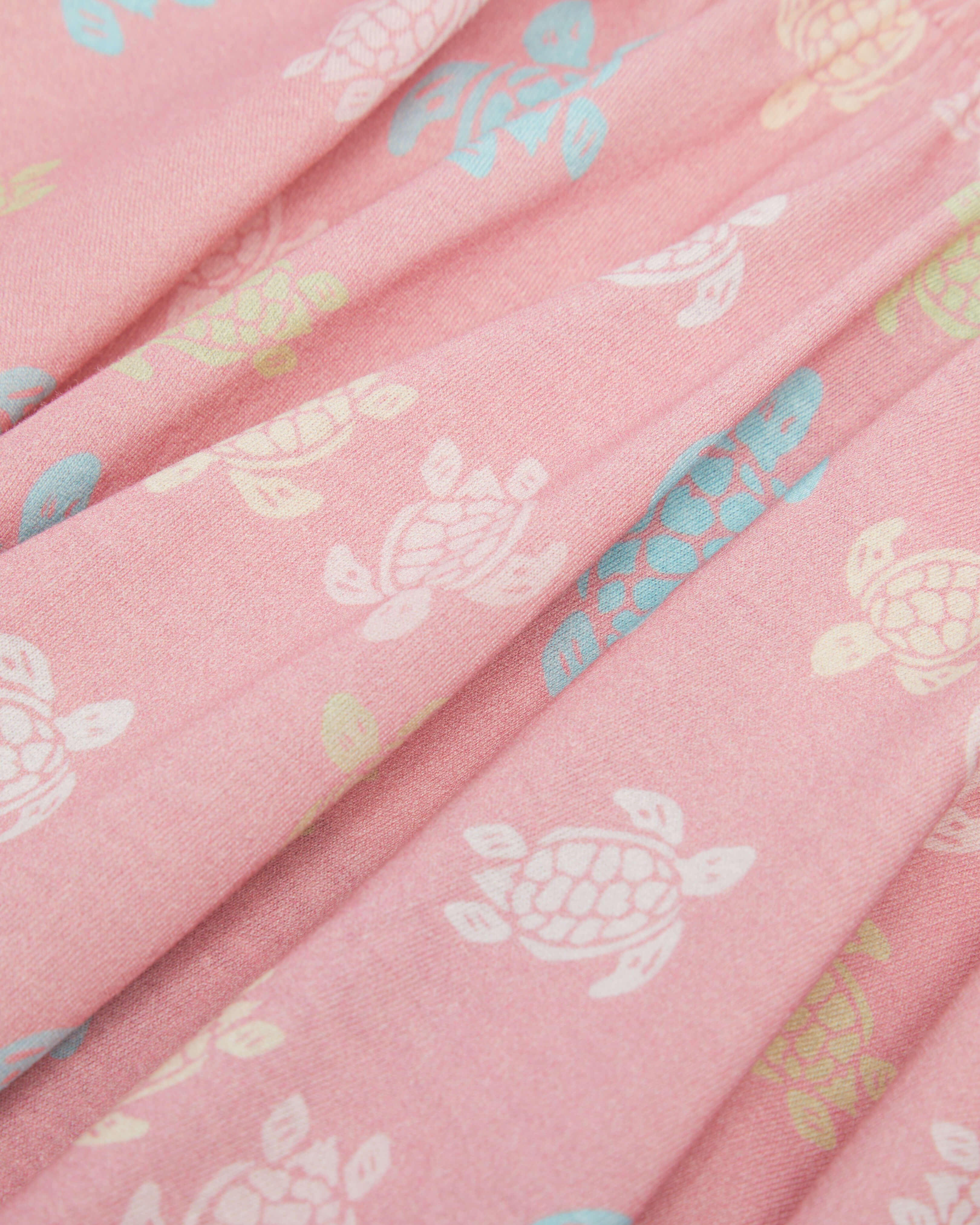 Falda con cinturilla elástica y estampado Ronde Des Tortues Multicolores para niña BOUDOIR look1 view