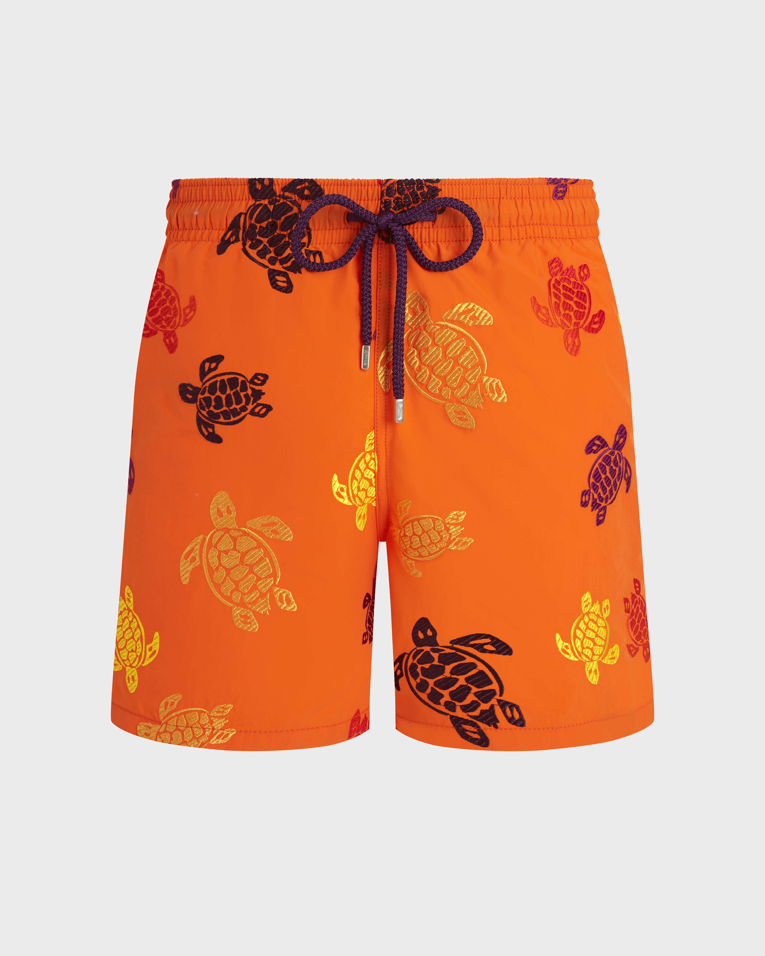 Ronde des Tortues Badeshorts mit Stickerei für Herren – Limitierte Serie APRICOT front view