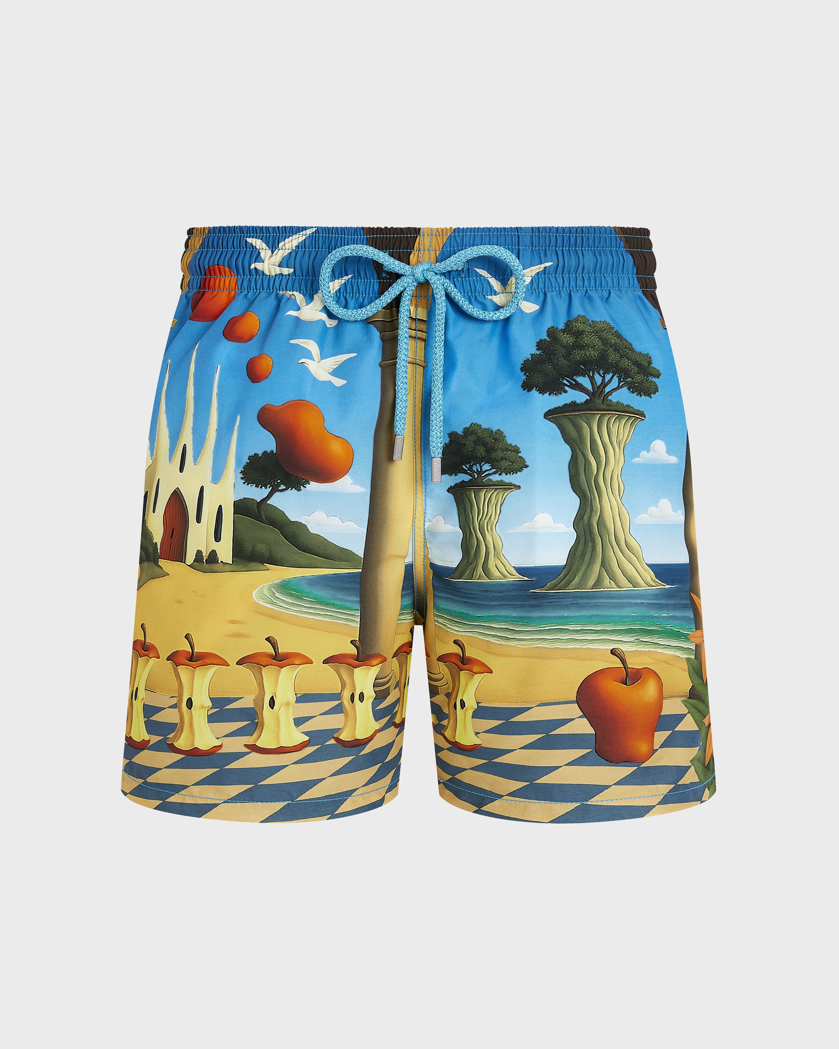 Eden Badeshorts für Herren – VBQ x 3.PARADIS SANTORINI front view