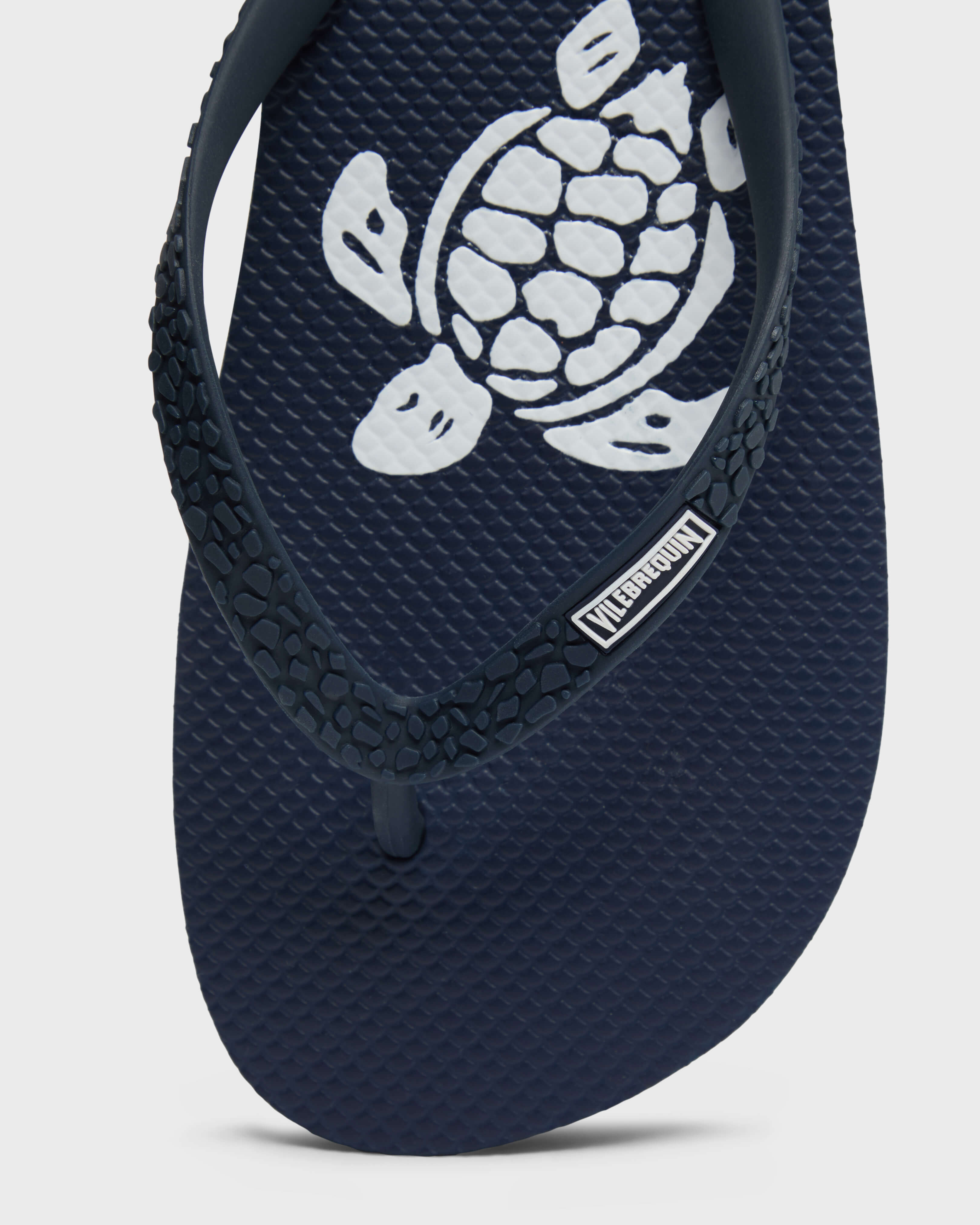 Chanclas con estampado Turtle para mujer AZUL MARINO supp5 view