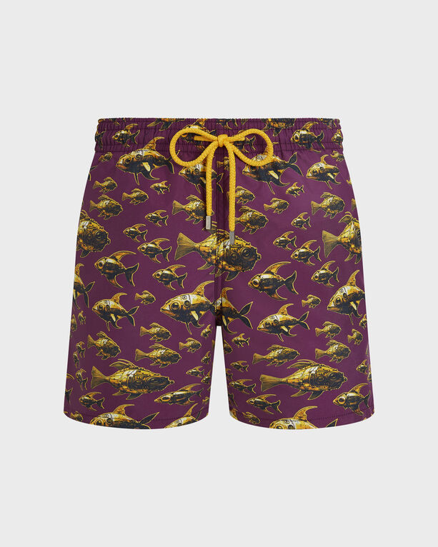 Vilebrequin - Men Swim Shorts Meca Fish - Swimwear - Moorea - Purple - Size S