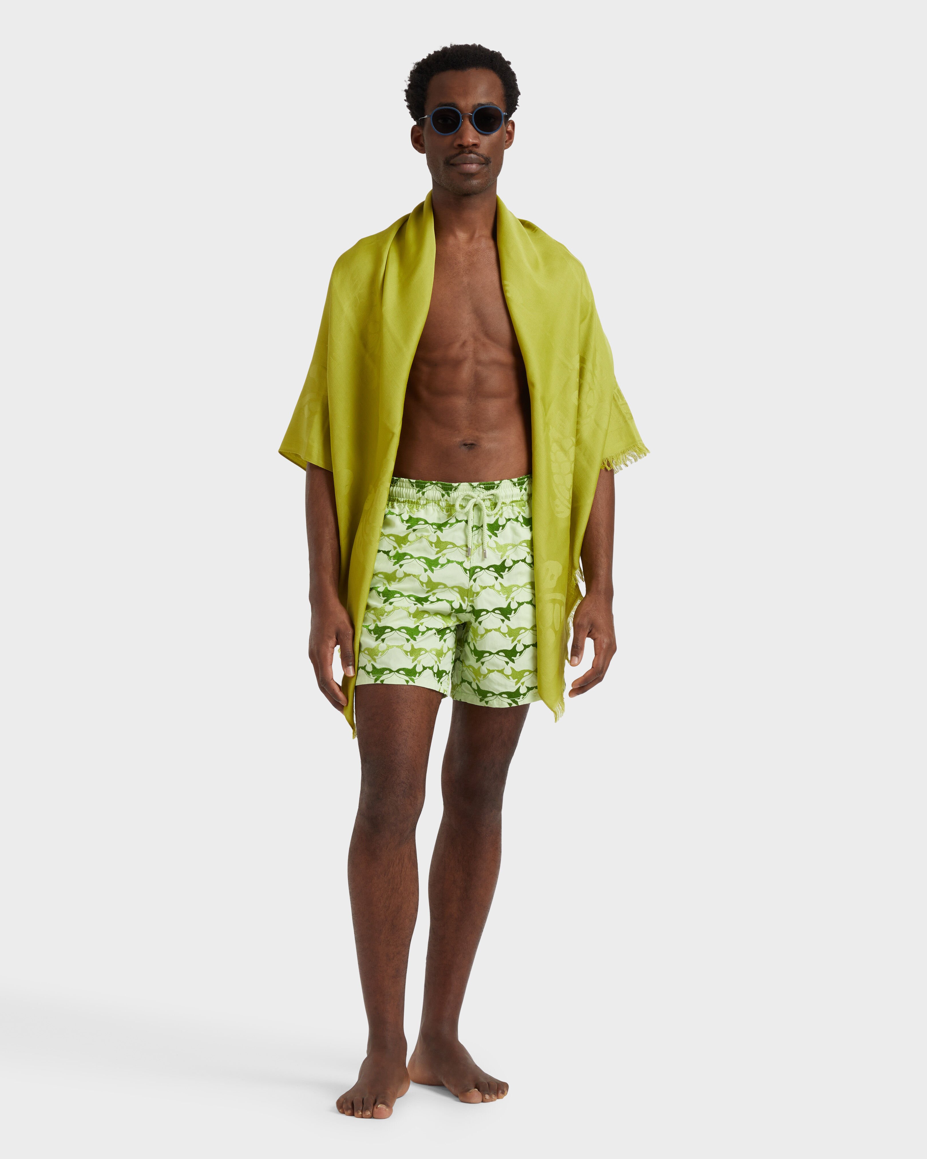 Men Swim Shorts Embroidered Orcas - Limited Edition MACAROON supp1 view